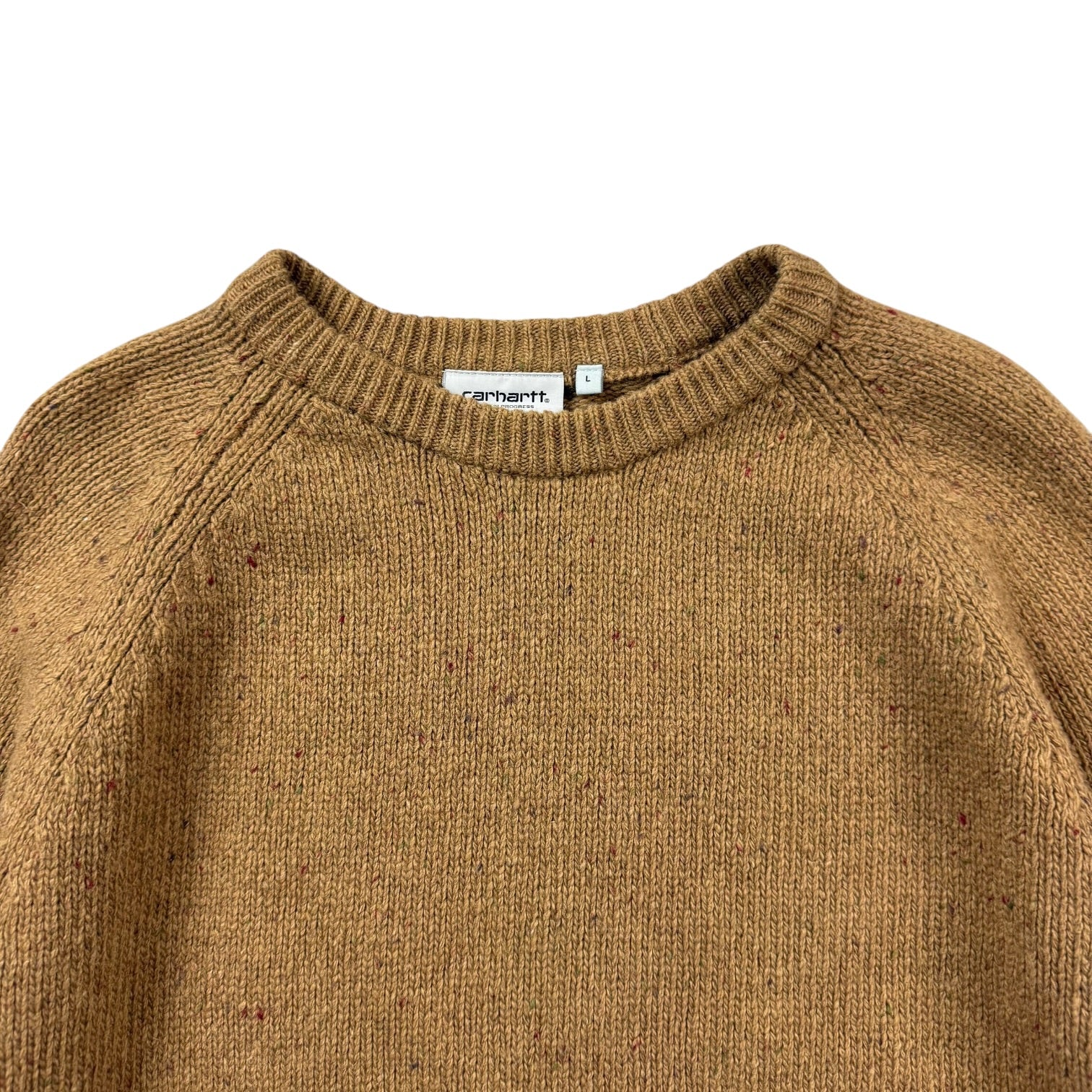 Carhartt WIP Anglistic Sweater Speckled Brown
