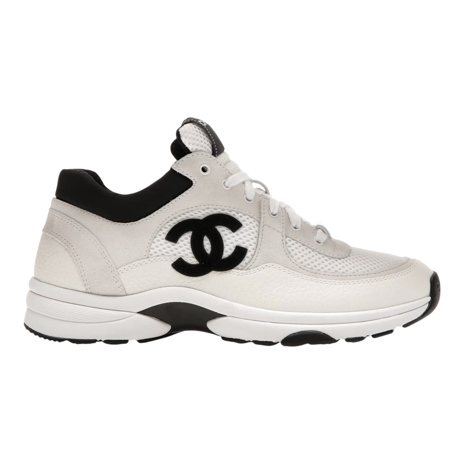 Chanel Low-Top Sneaker White/Grey (Used)