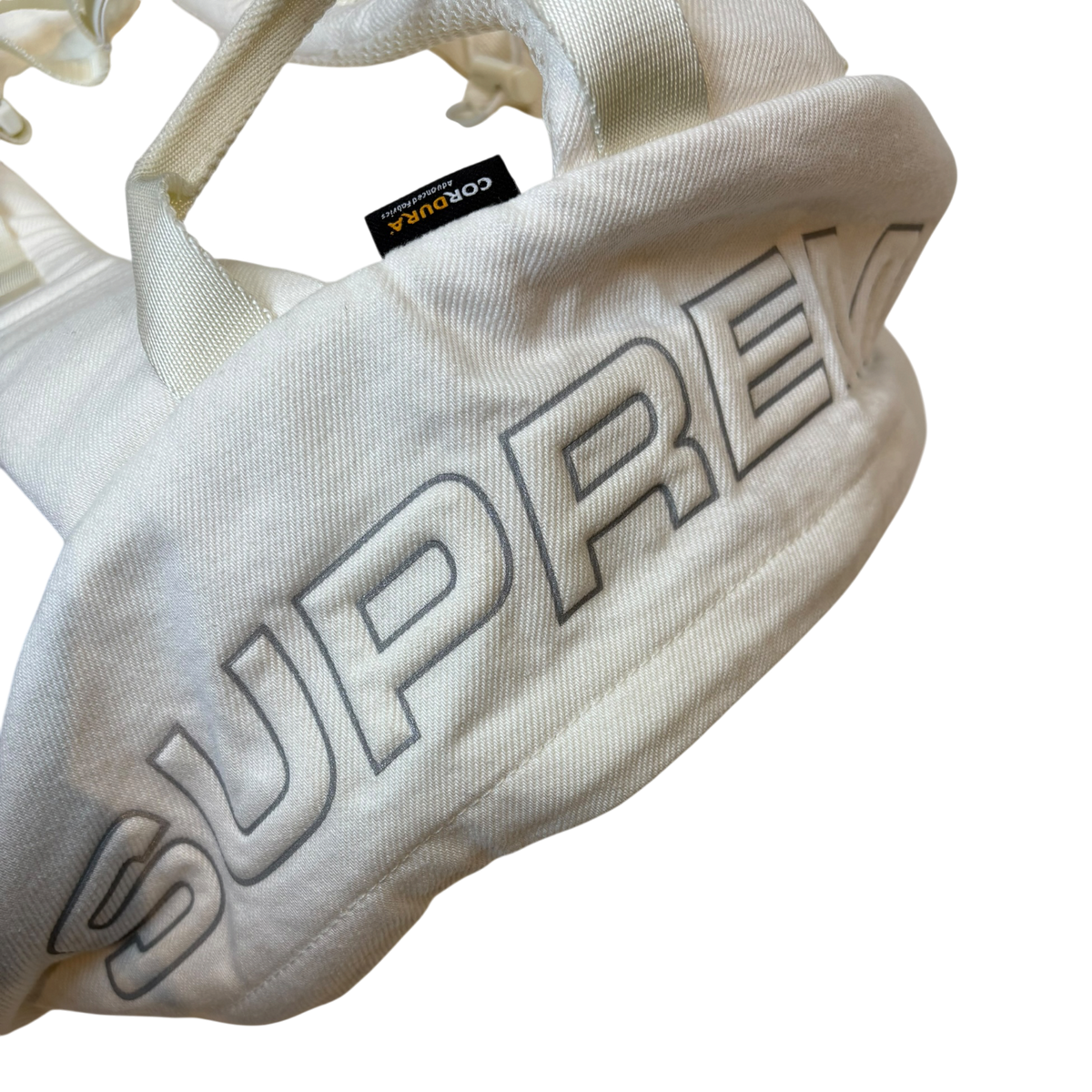 F/W25 Supreme Denim Cordura Backpack White