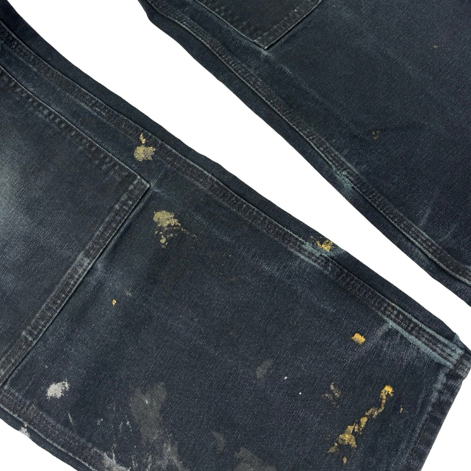 Carhartt Double Knee Work Pants Washed Black