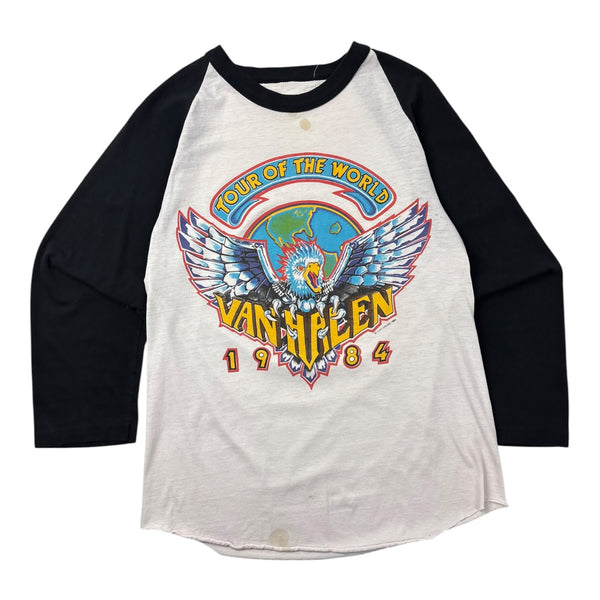 1984 Van Halen ‘Tour of the World’ L/S T-Shirt Black/White