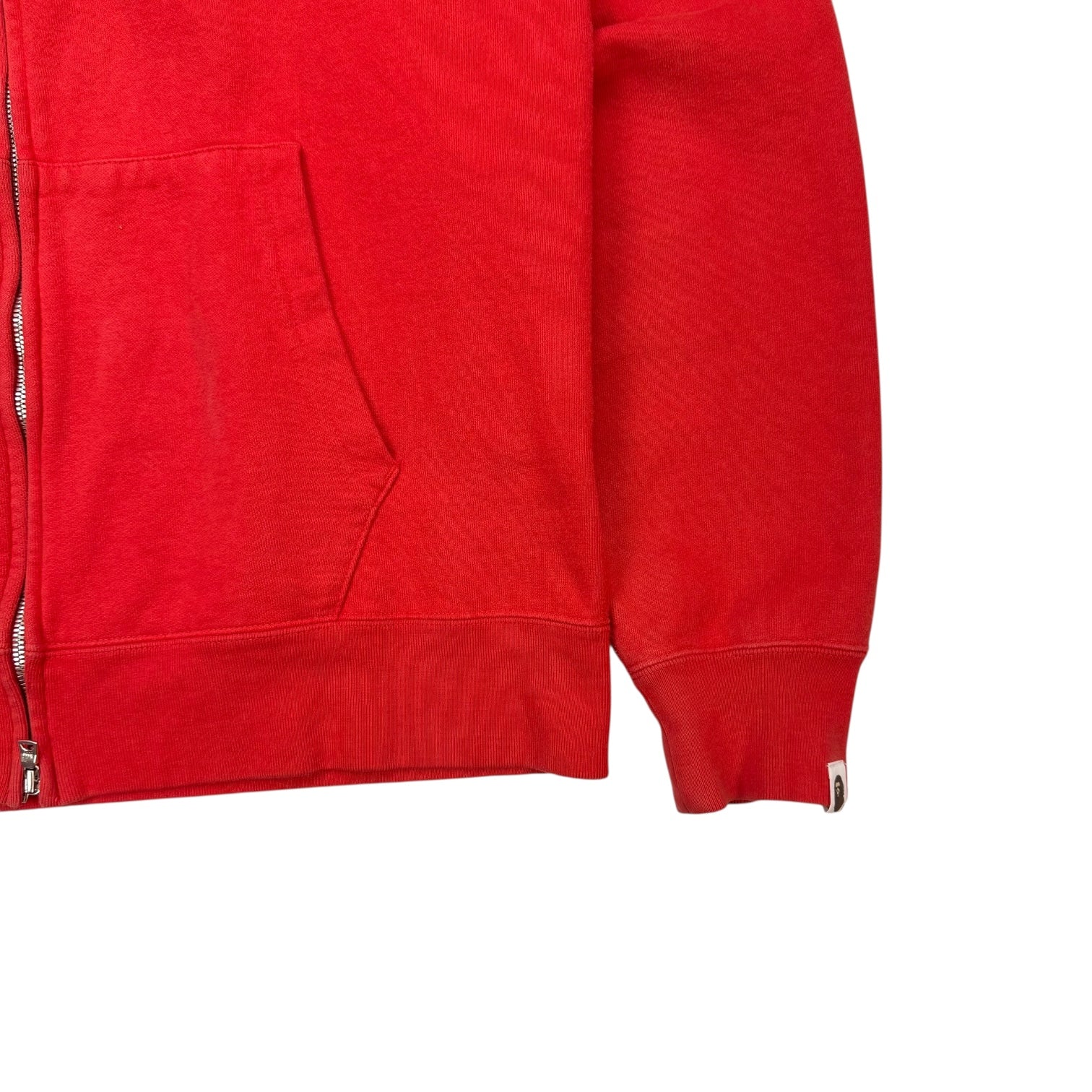A Bathing Ape x Monster Hunter Full Zip Hoodie Red/Camo