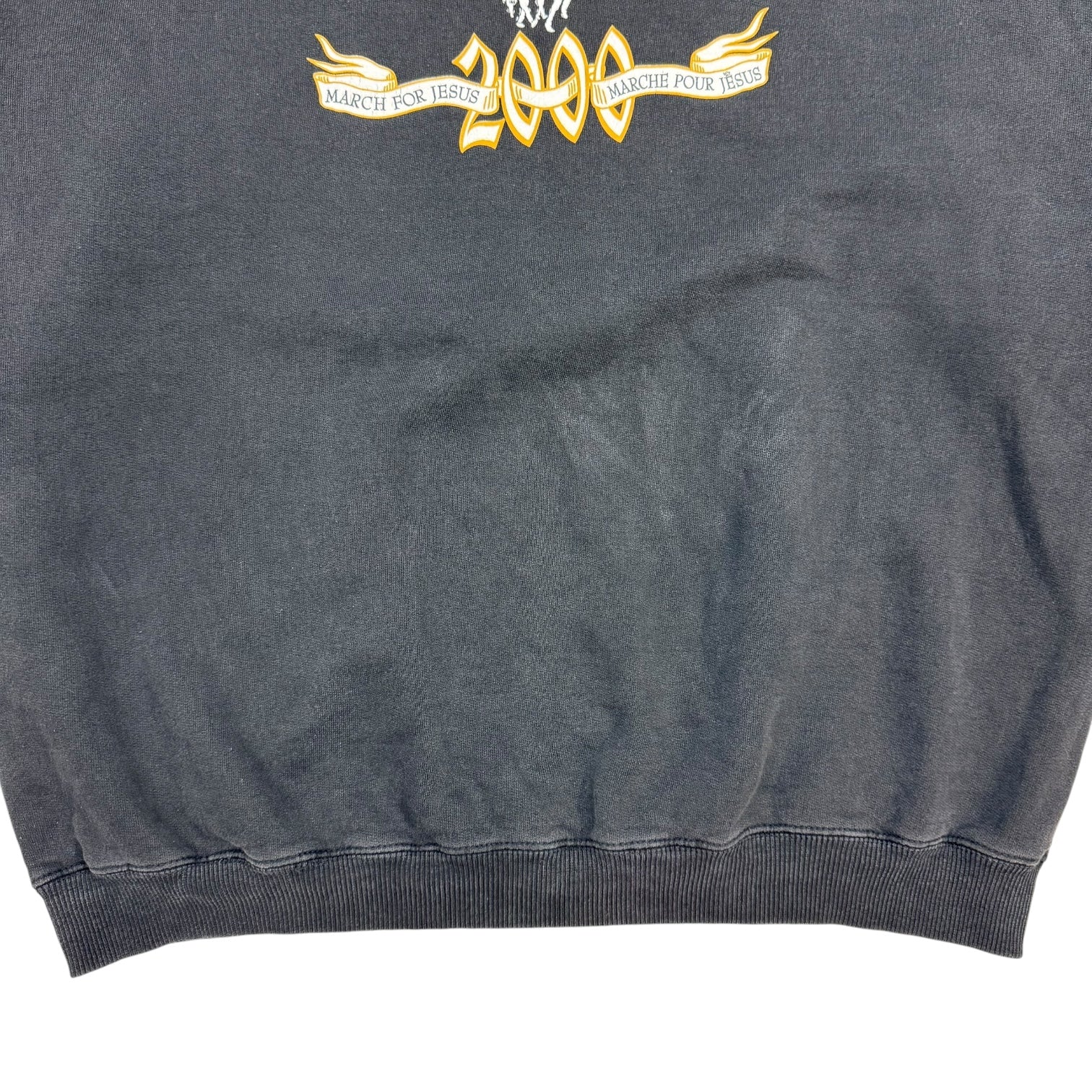 2000 March For Jesus Crewneck Black