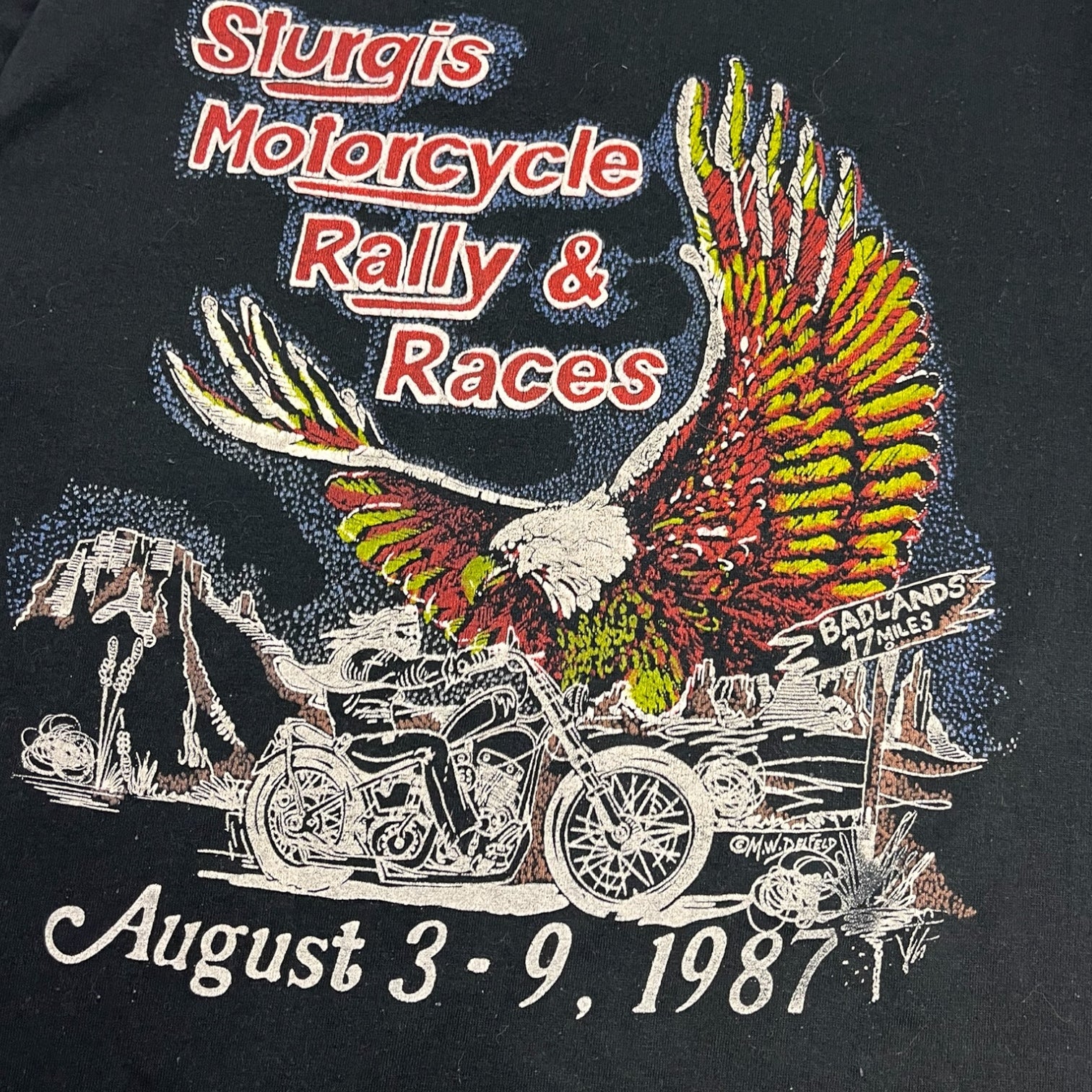 1987 Sturgis Rally 47th Annual T-Shirt