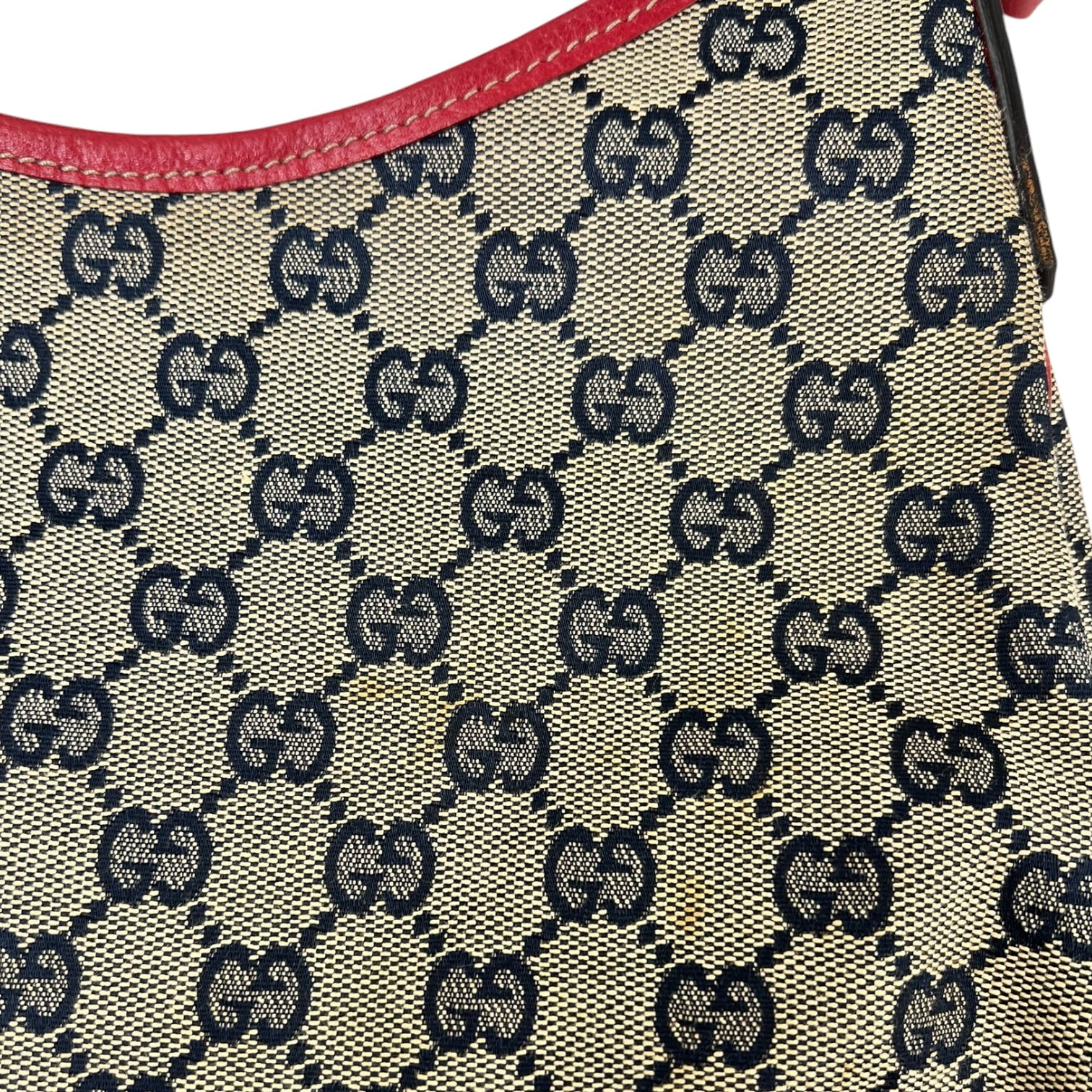 Gucci Small GG-Canvas Abbey Hobo Bag