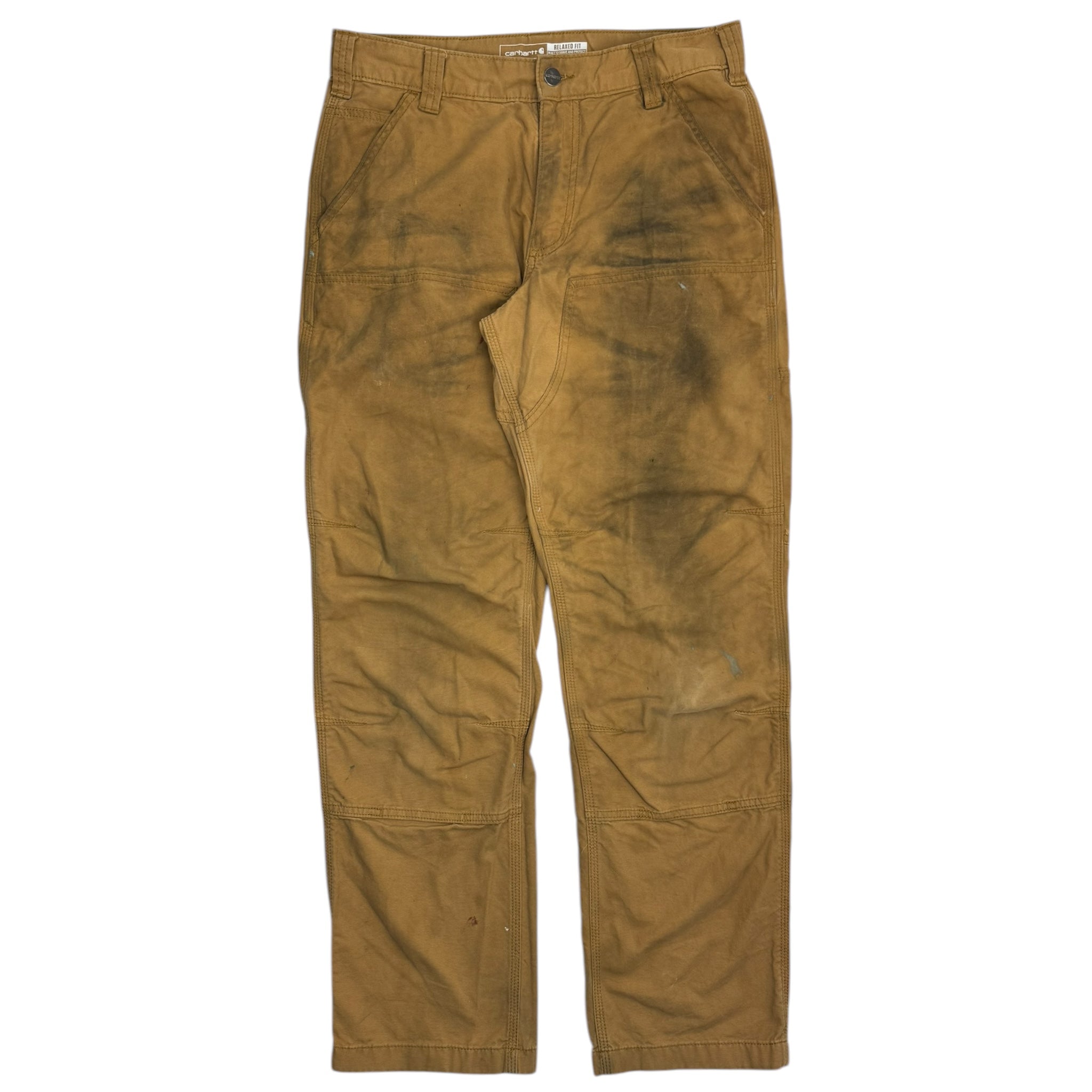 Carhartt Dark Tan Double Knee Bottoms