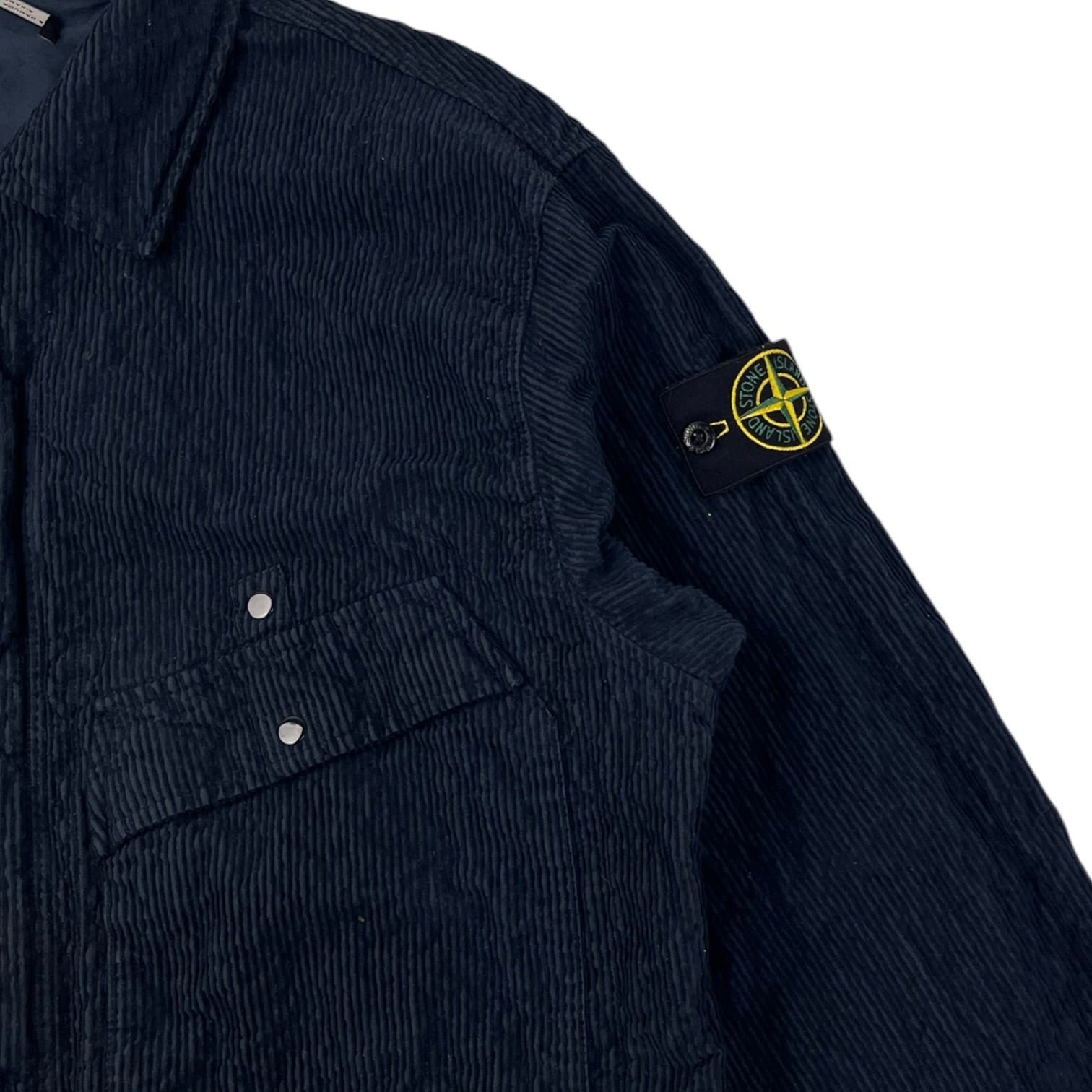 Stone Island Corduroy Compass Patch Overshirt