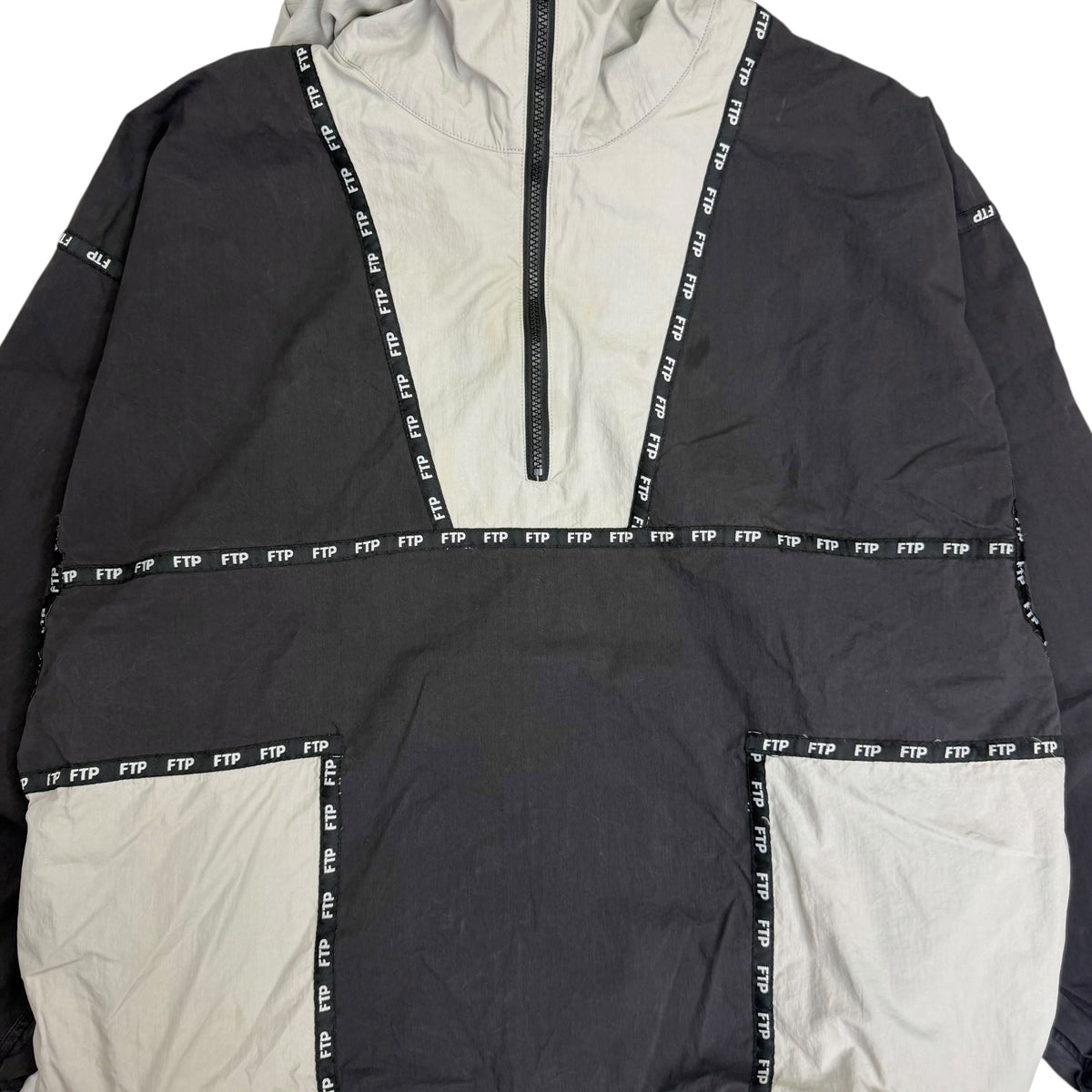 FTP Taped Anorak Black/Grey