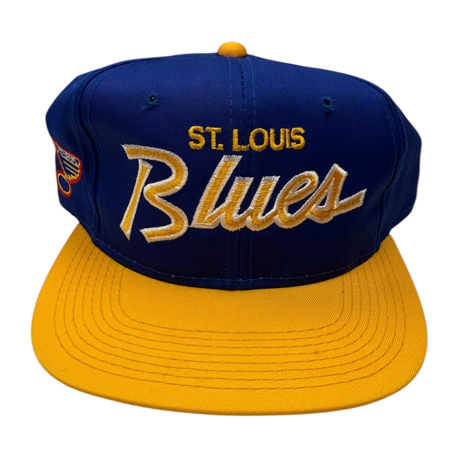 Vintage St. Louis Blues Sports Specialties Double Line Script Snapback