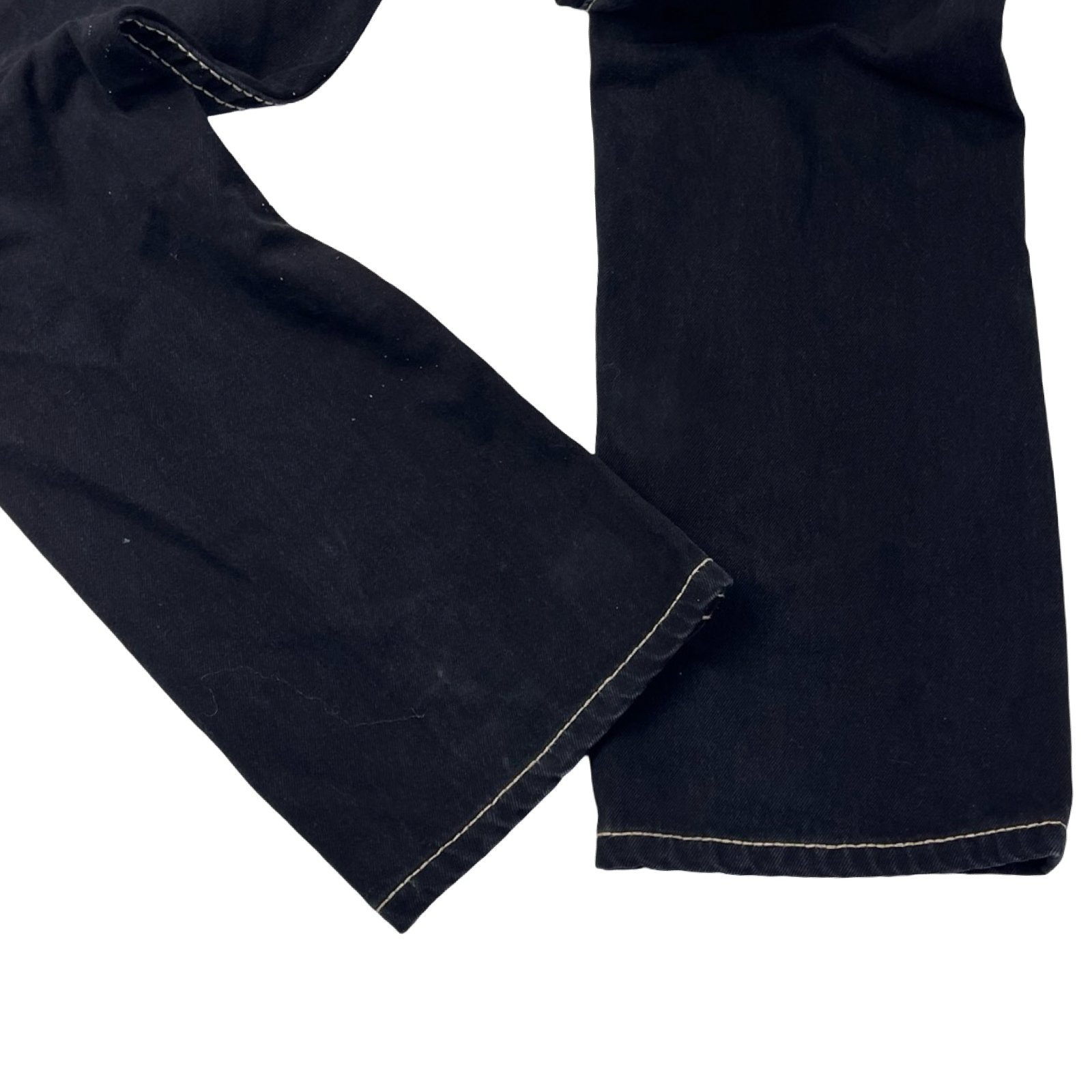 Vintage Y2K True Religion Contrast Stitch Jean Pant Black