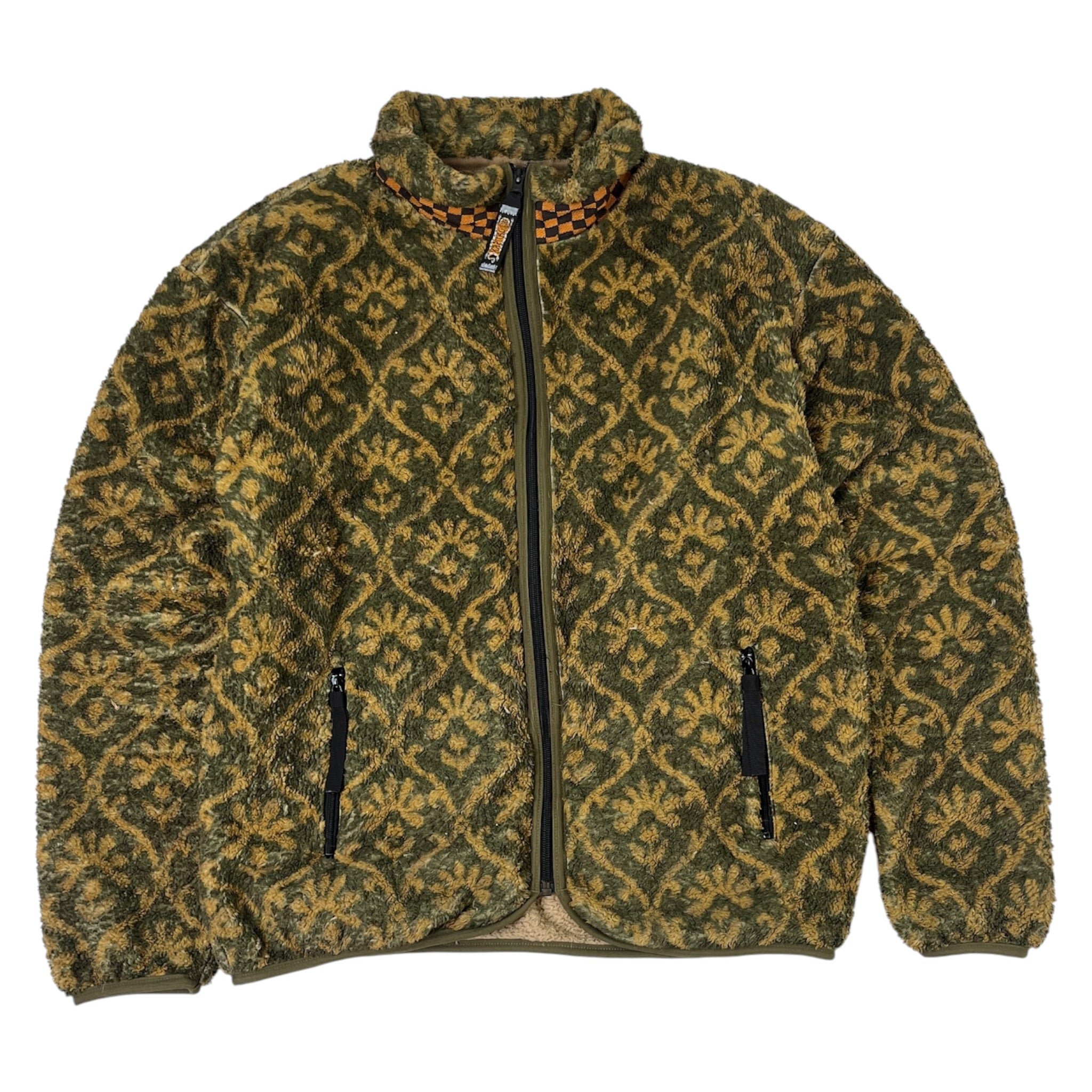 Kapital Yosemite Arabesque Fleece Zip Green