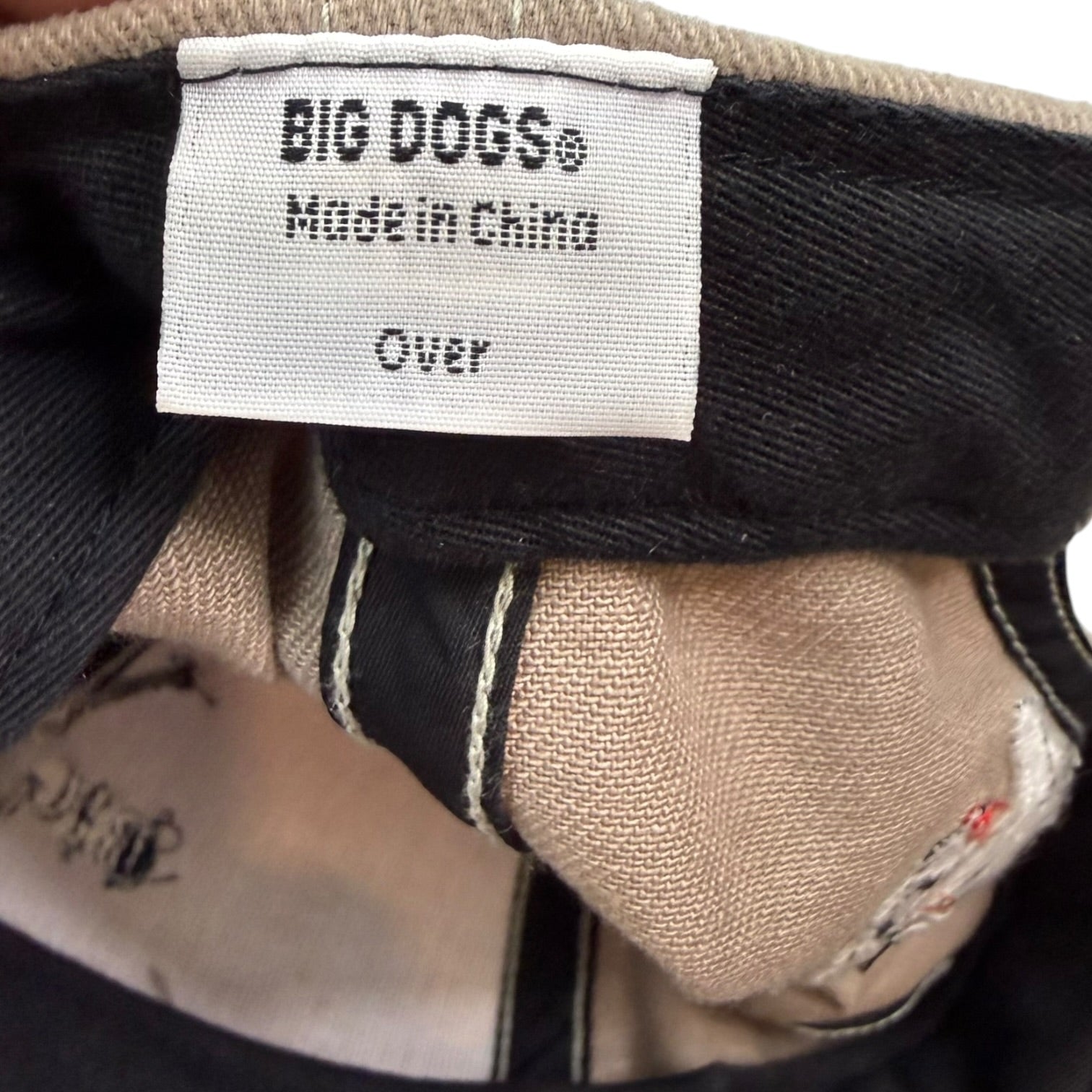 Vintage Big Dogs Golf Hat Blue/Beige