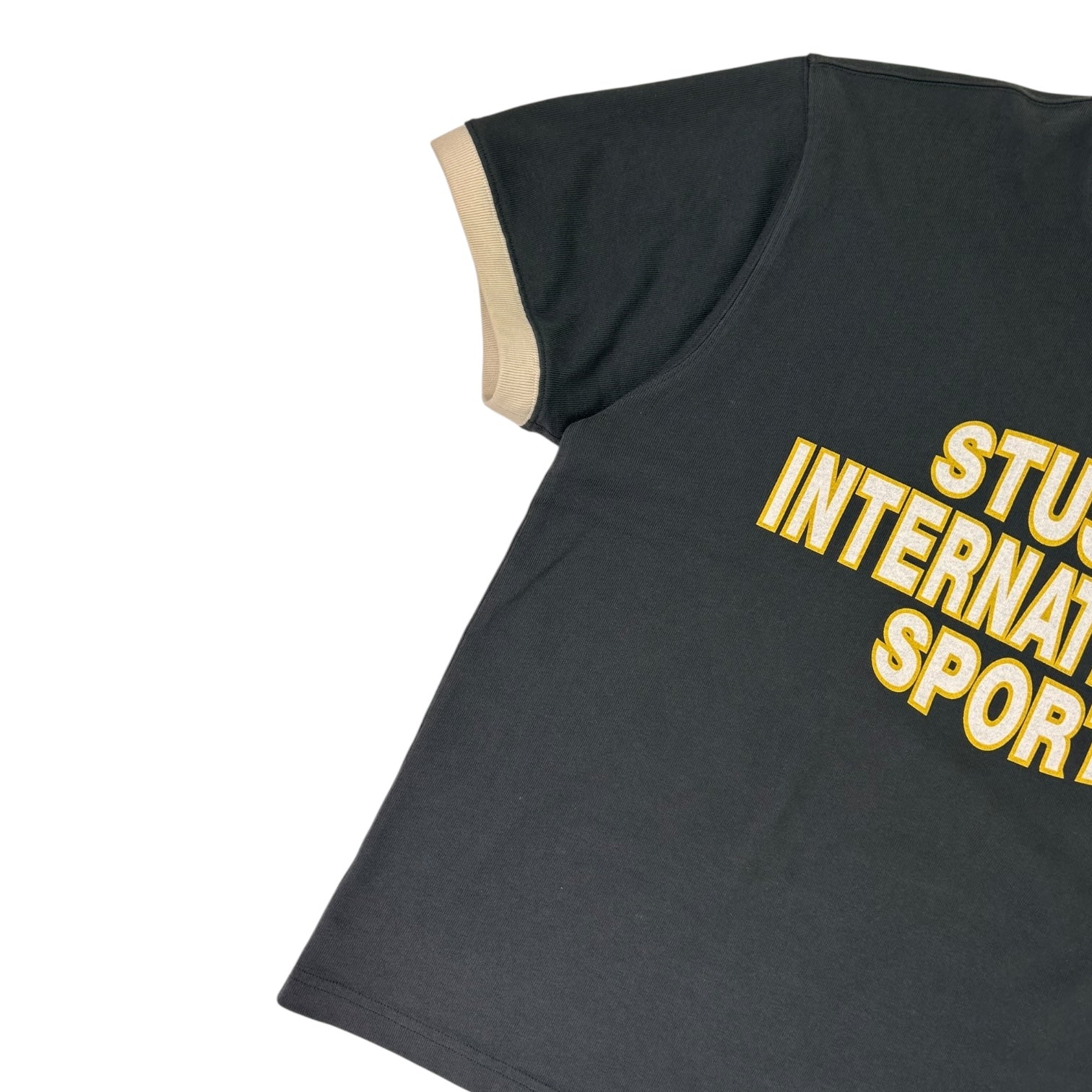 Stussy Sport Ringer T-Shirt Black