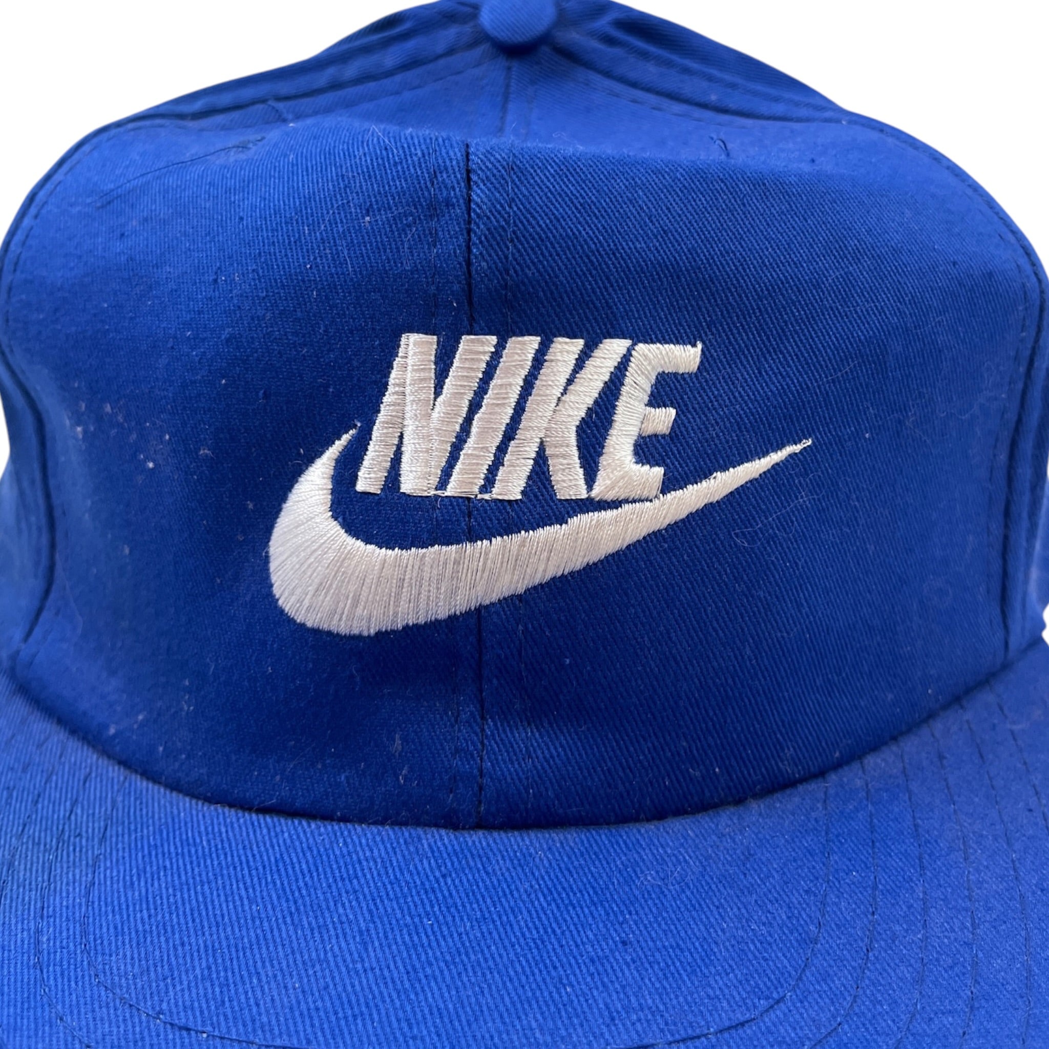 Vintage Nike Futura Logo Hat Blue