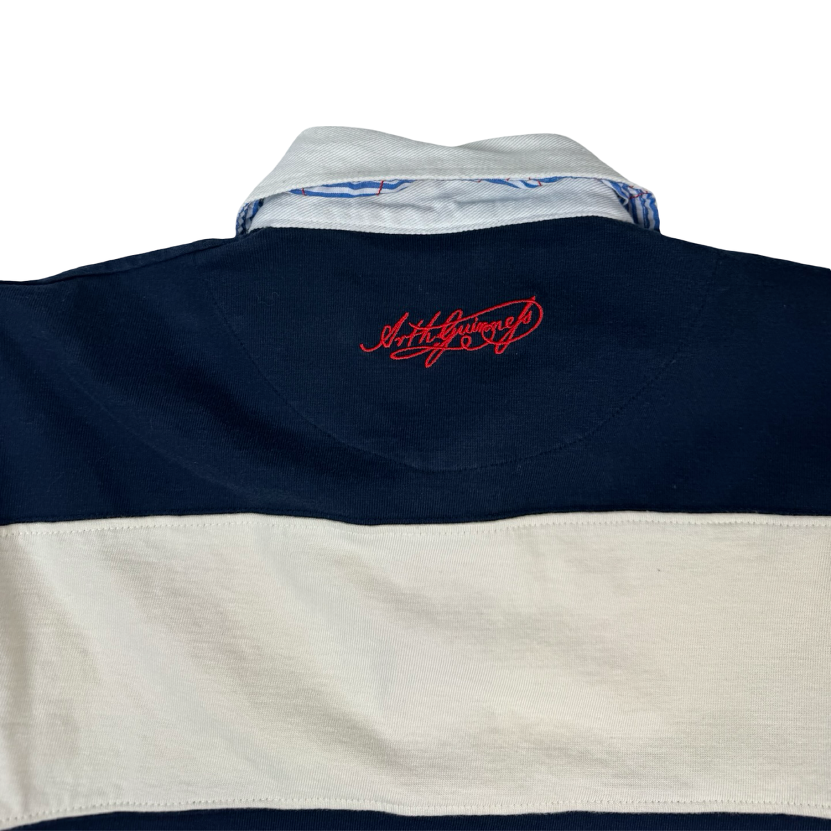 Vintage Guinness Striped Polo Shirt