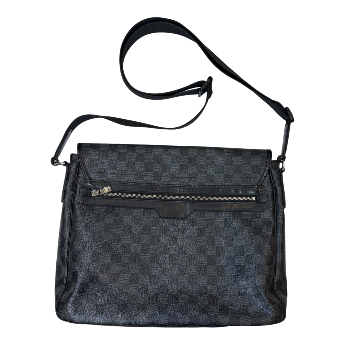 Louis Vuitton Damier Graphite Daniel Messenger Bag Black