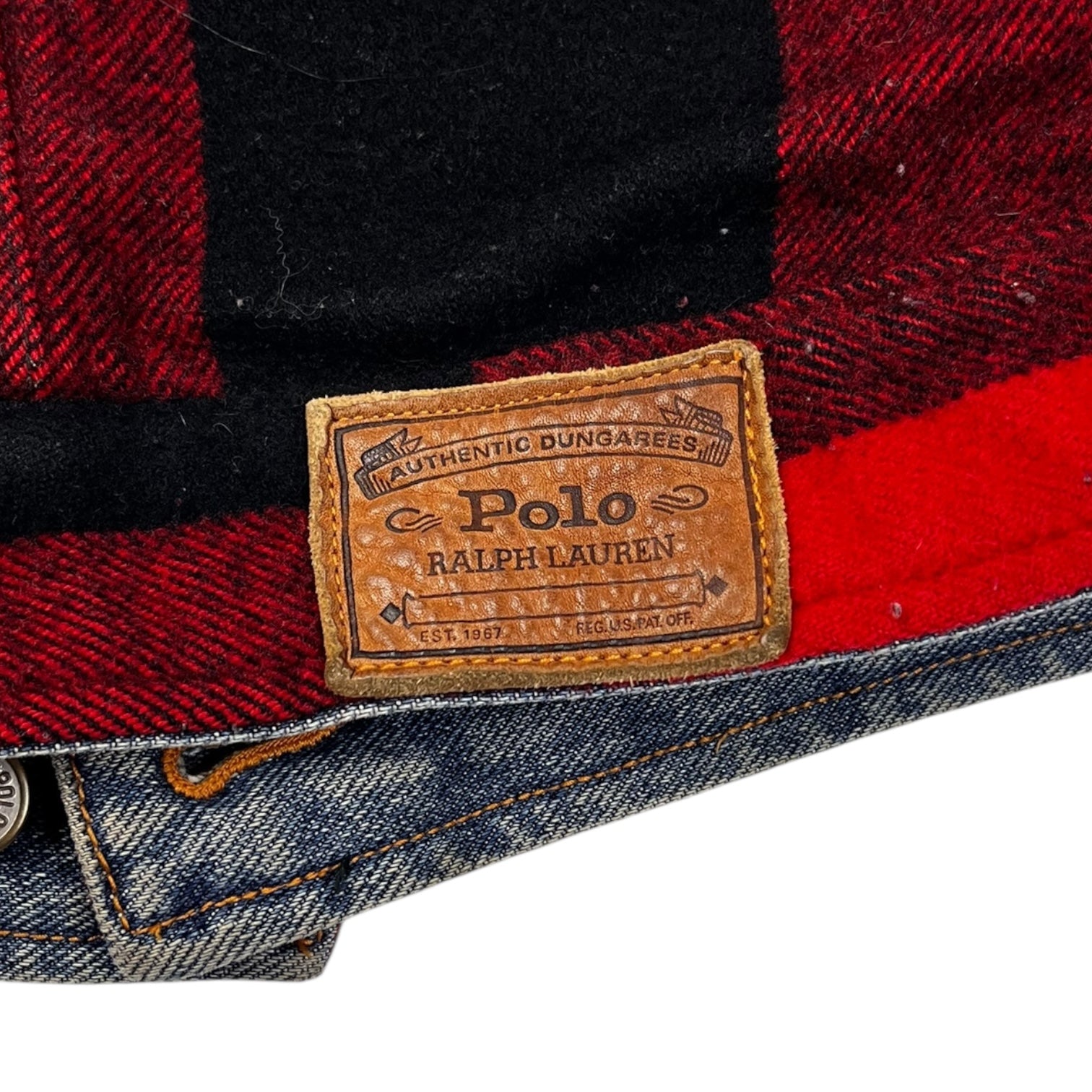 Vintage Polo Ralph Lauren Denim Reversible Jacket Indigo