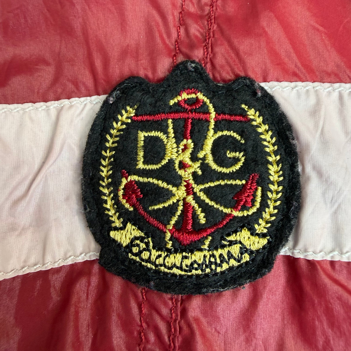 Vintage Dolce & Gabbana Nylon Track Jacket Red