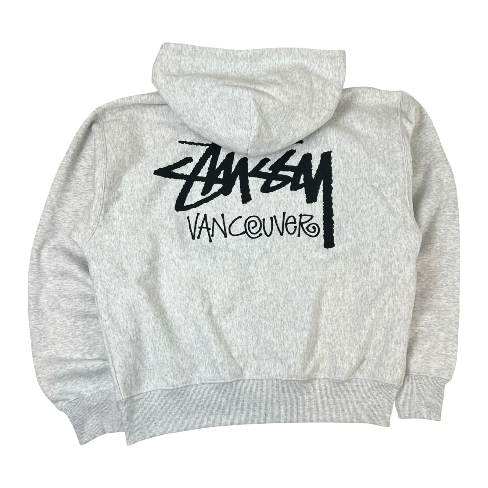 Stussy Vancouver Zip Hoodie Ash Heather