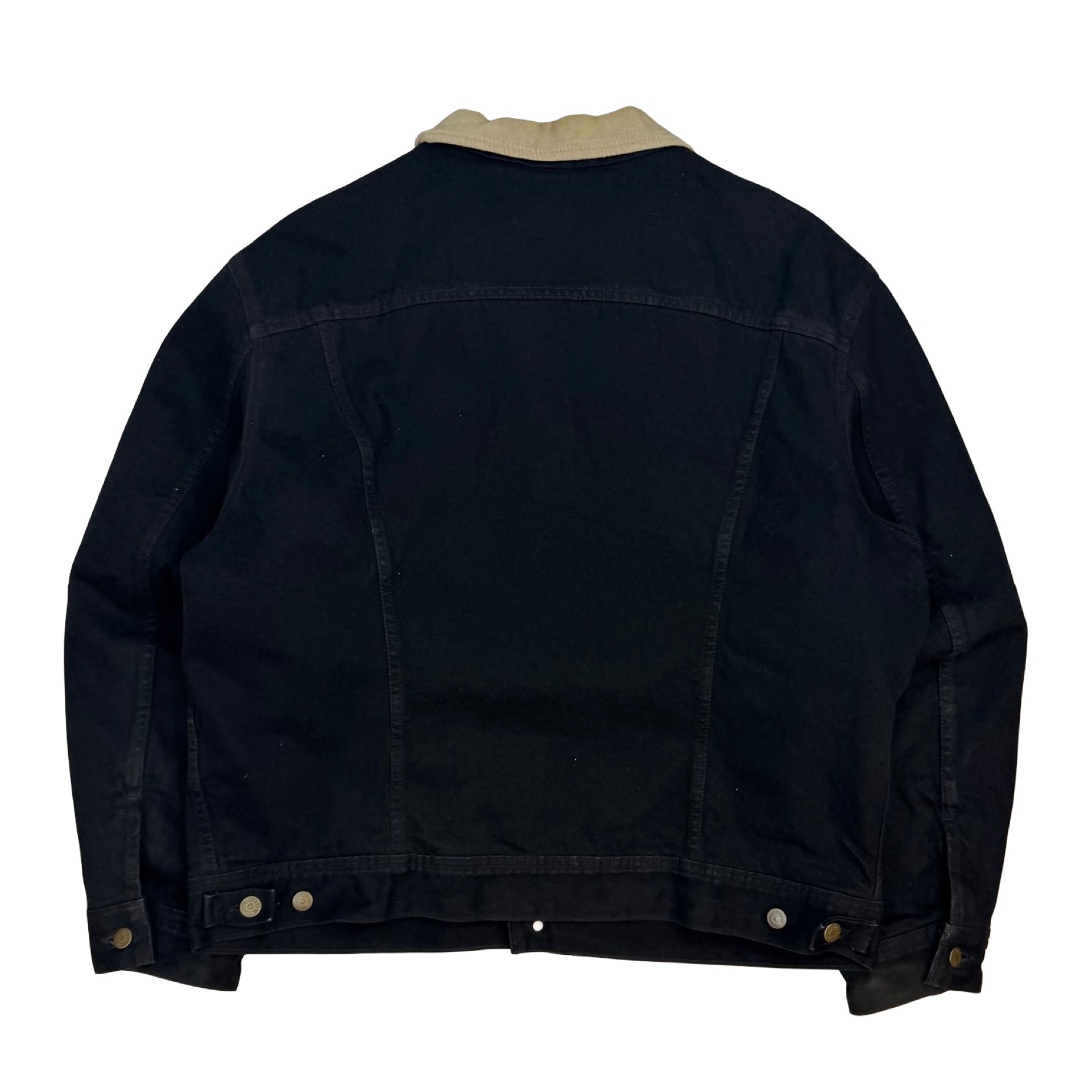 Vintage Mustang Stormrider Denim Trucker Jacket Black
