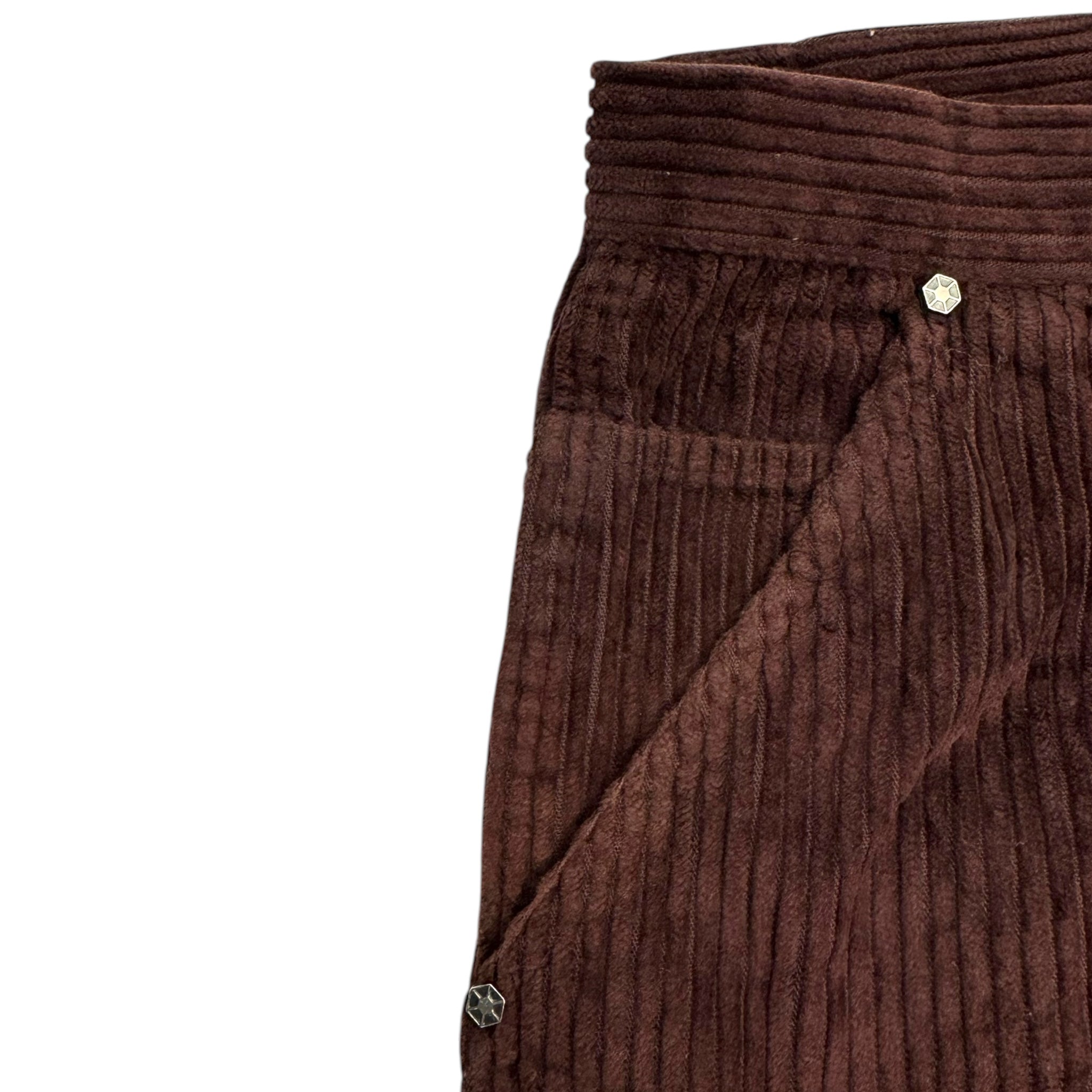 Y2K South Pole Cord Pants Burgundy