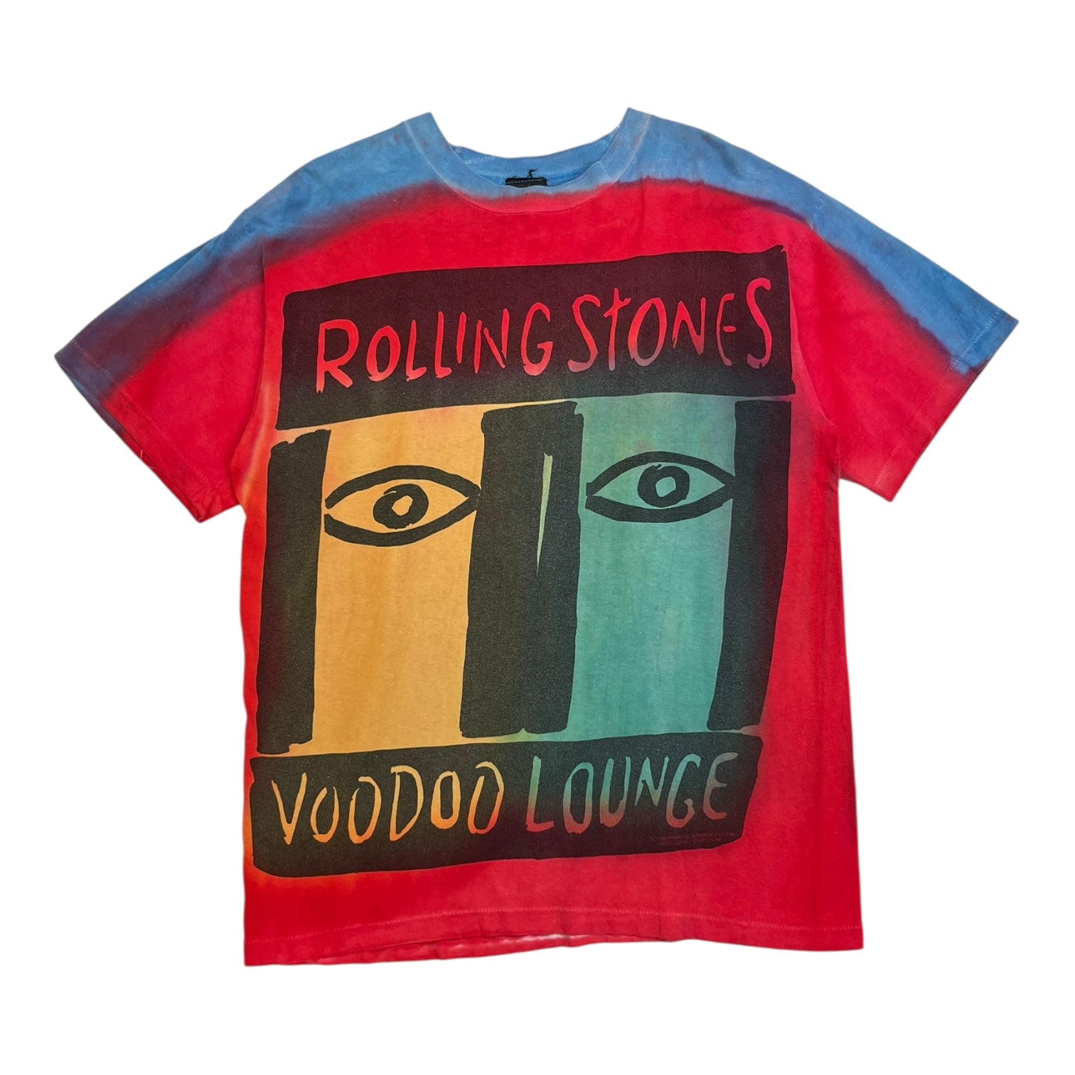 1994 Rolling Stones Voodoo Lounge Tee Blue/Red