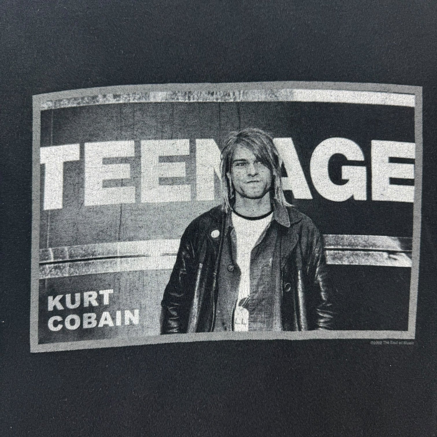 2002 Kurt Cobain ‘Teenage’ Tee Black