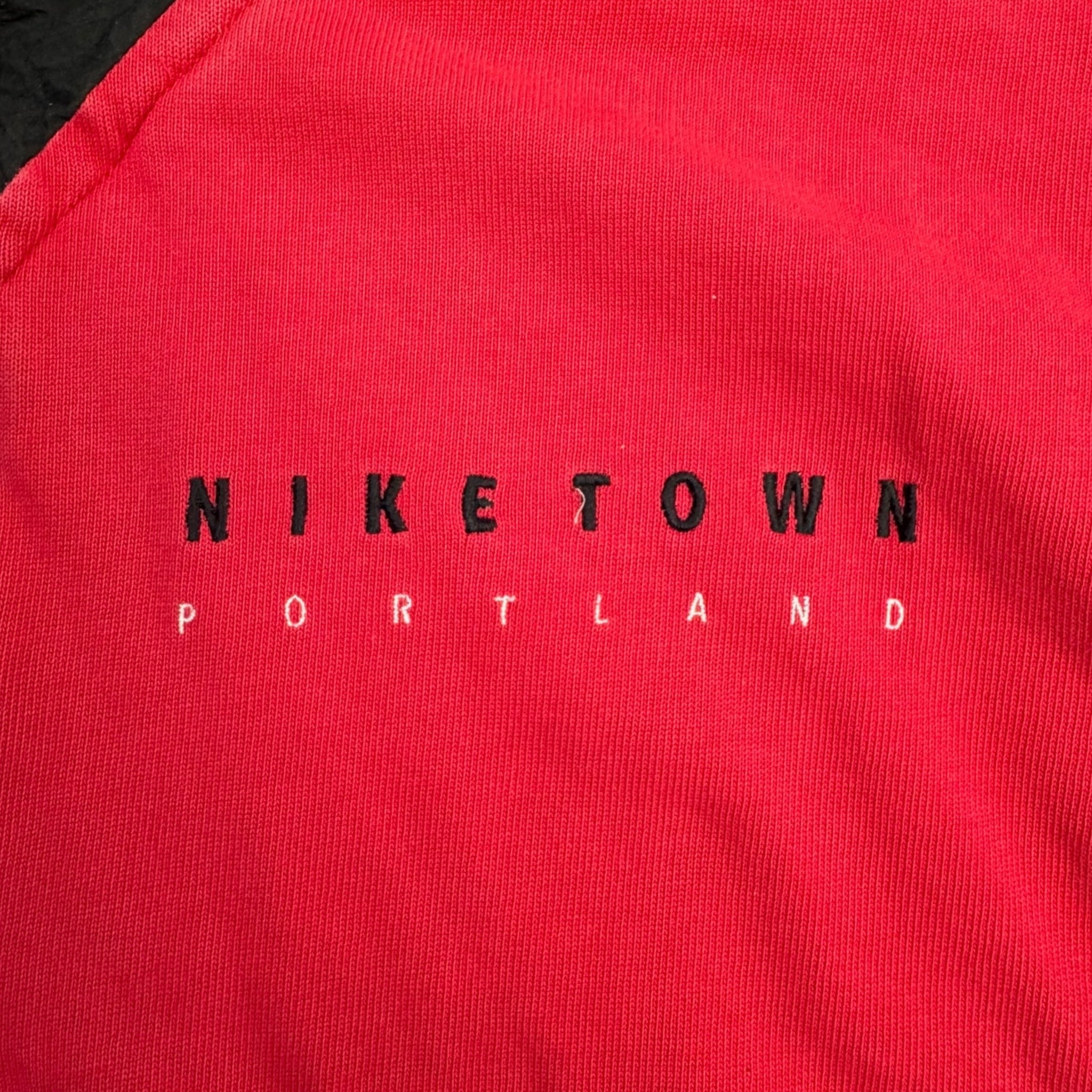 Vintage 80s Nike Niketown Portland Quarter Zip Crewneck
