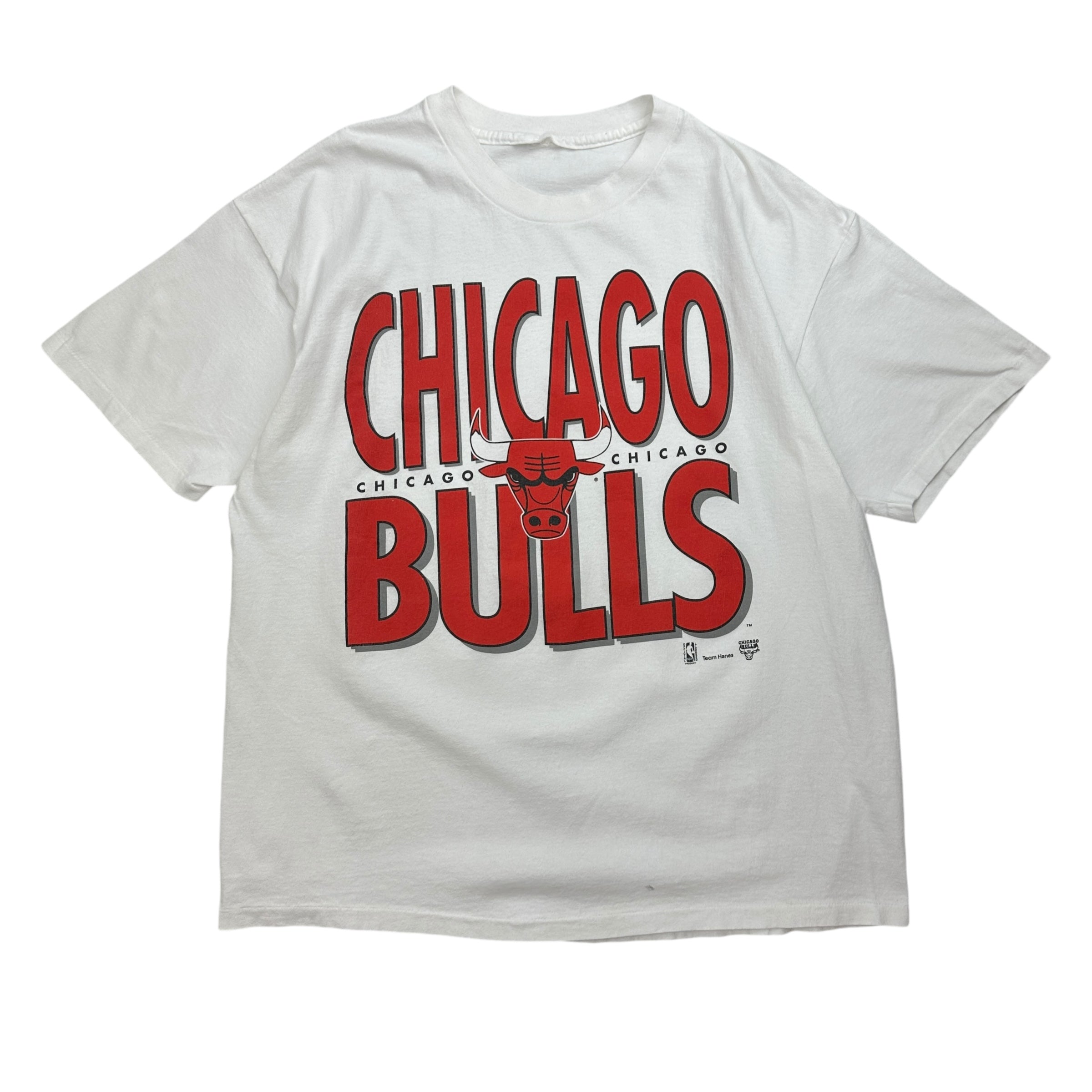 Vintage Chicago Bulls Logo Tee White