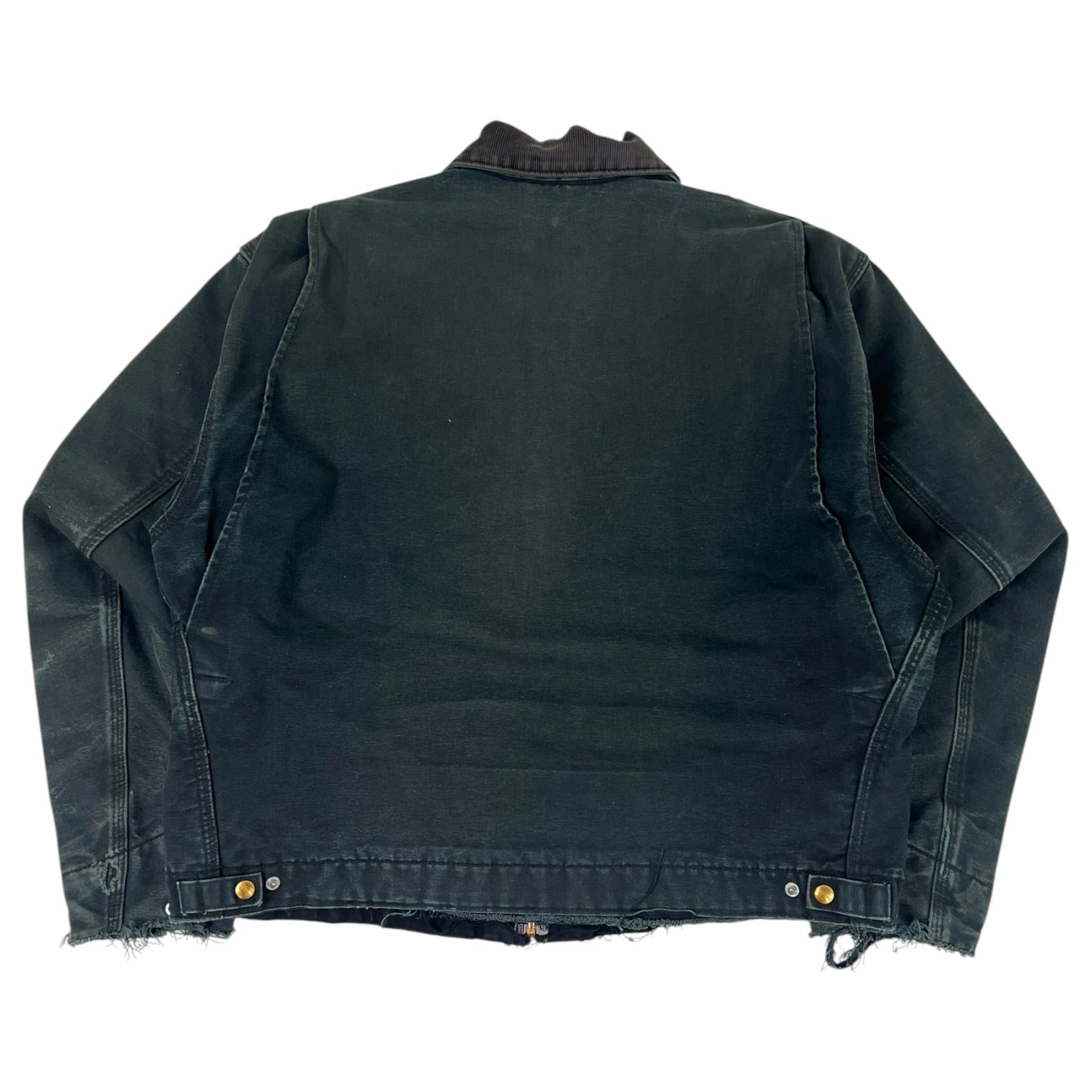 Vintage Distressed Carhartt Detroit Jacket Black