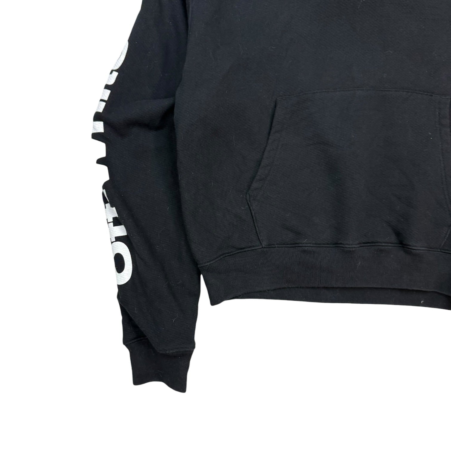 Off-White Diagonal Skulls Hoodie Black