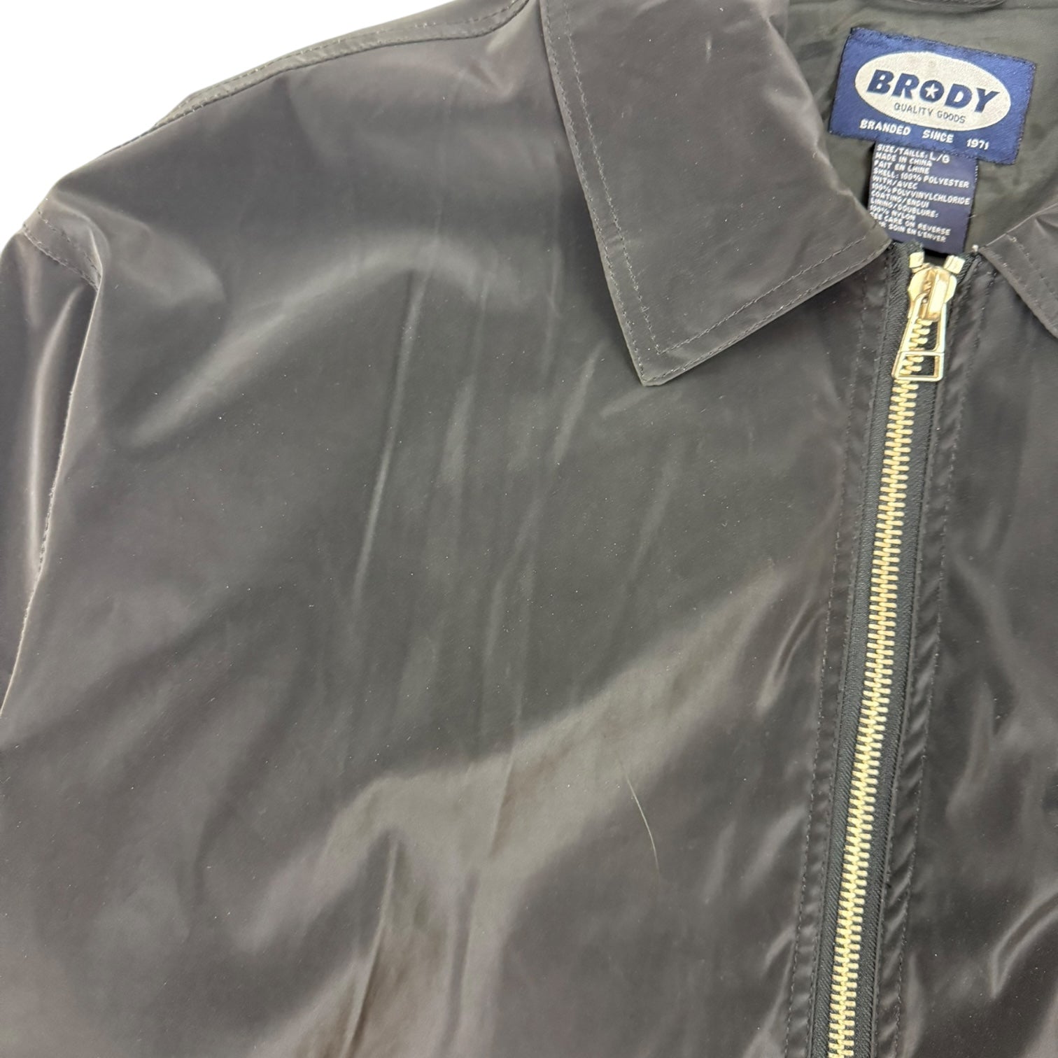 Vintage Brody Polyvinyl-chloride Jacket Black