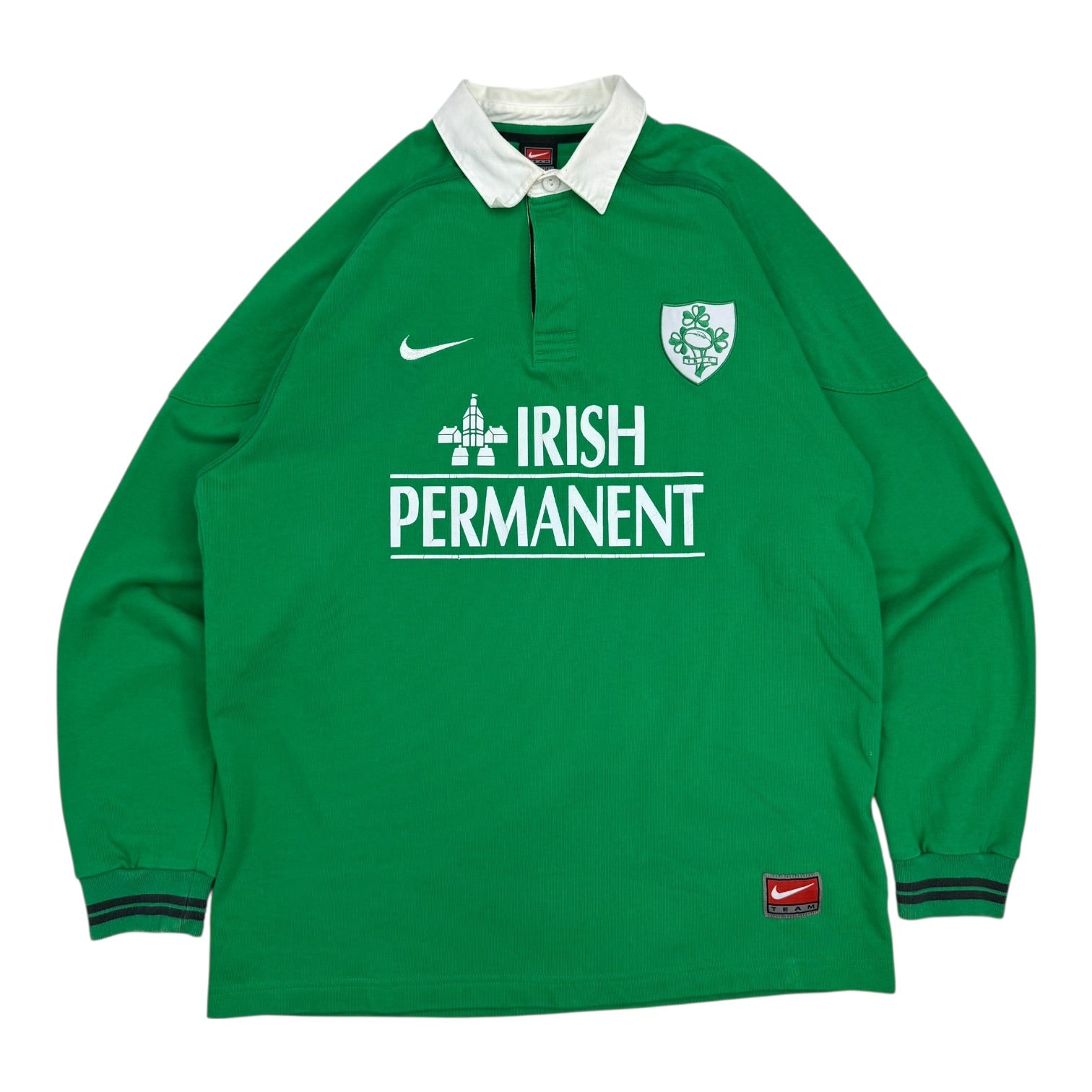 Vintage Nike Ireland Rugby Union Jersey Green