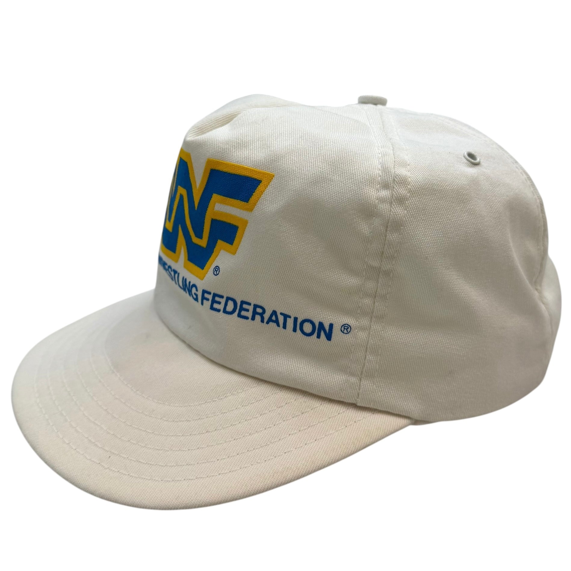 Vintage WWF World Wrestling Federation Snapback White
