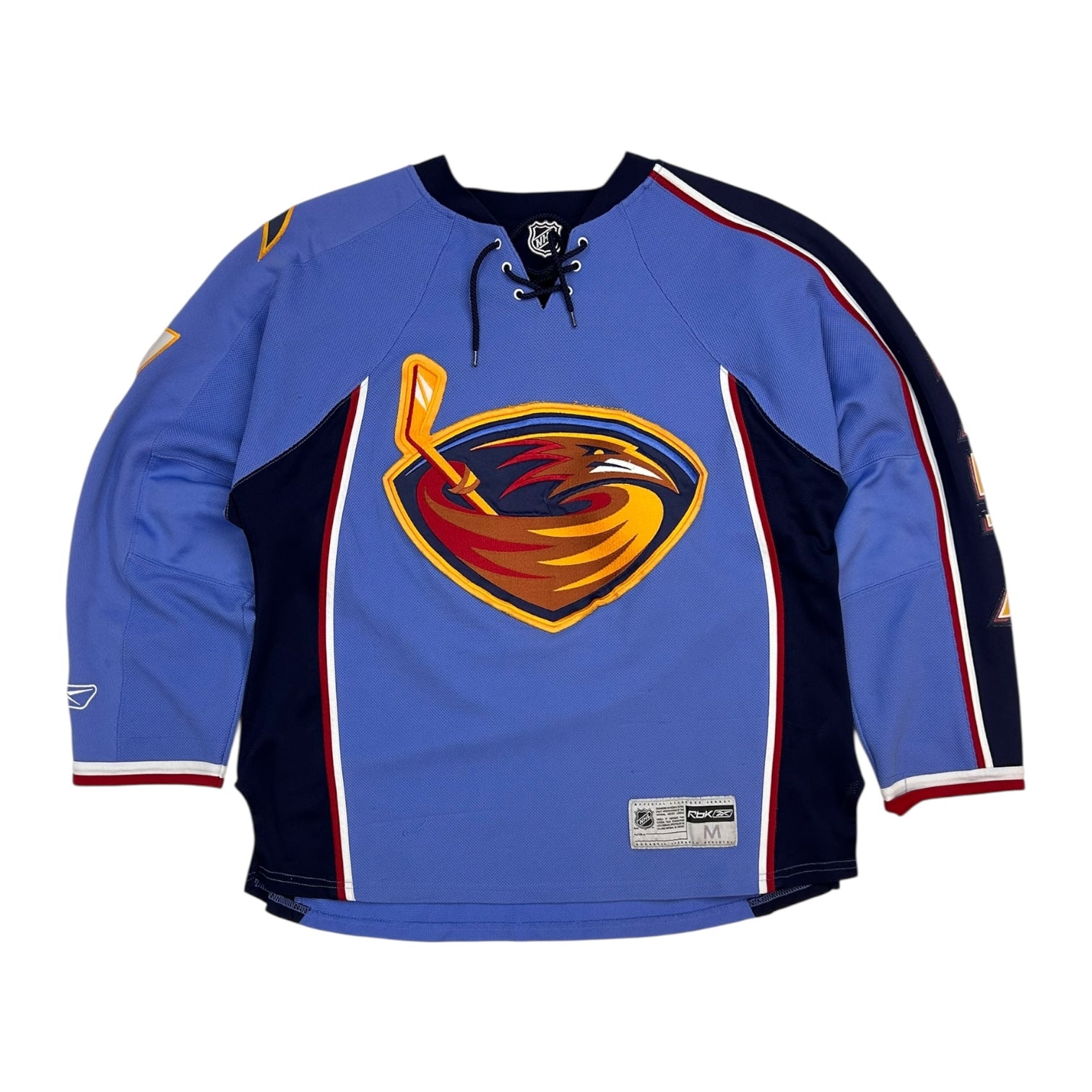 Vintage Reebok Ilya Kovalchuk Atlanta Thrashers 2008 Home Jersey Baby Blue/Navy