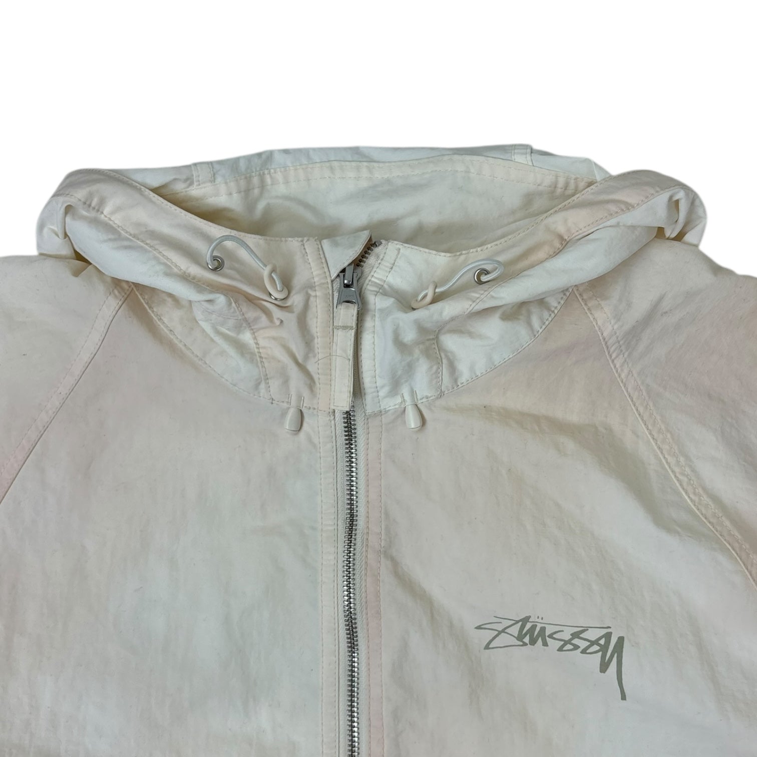 Stussy Wave Dye Beach Shell Jacket Bone
