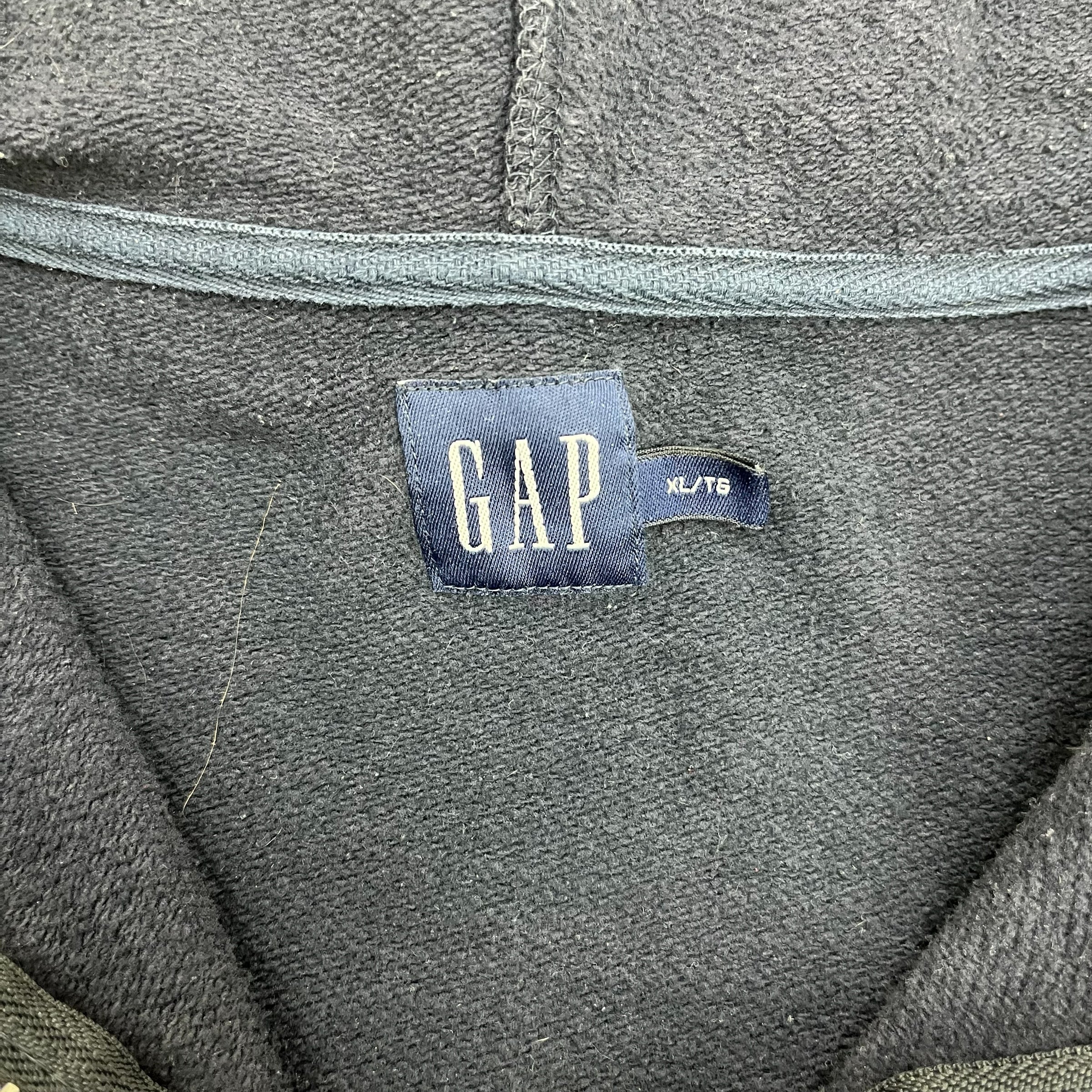 Vintage Gap Zip Up Hoodie Navy
