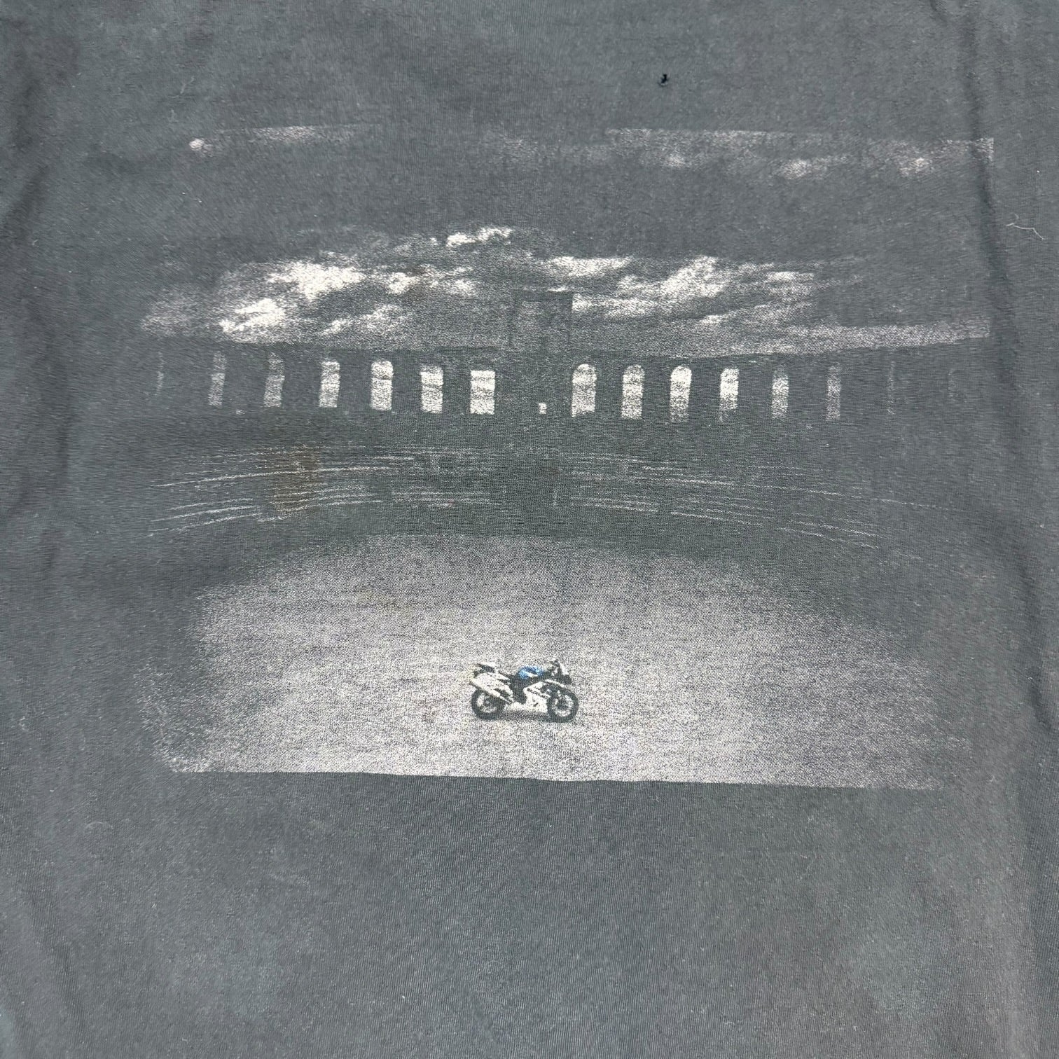 Vintage Suzuki MotorBike Tee Black