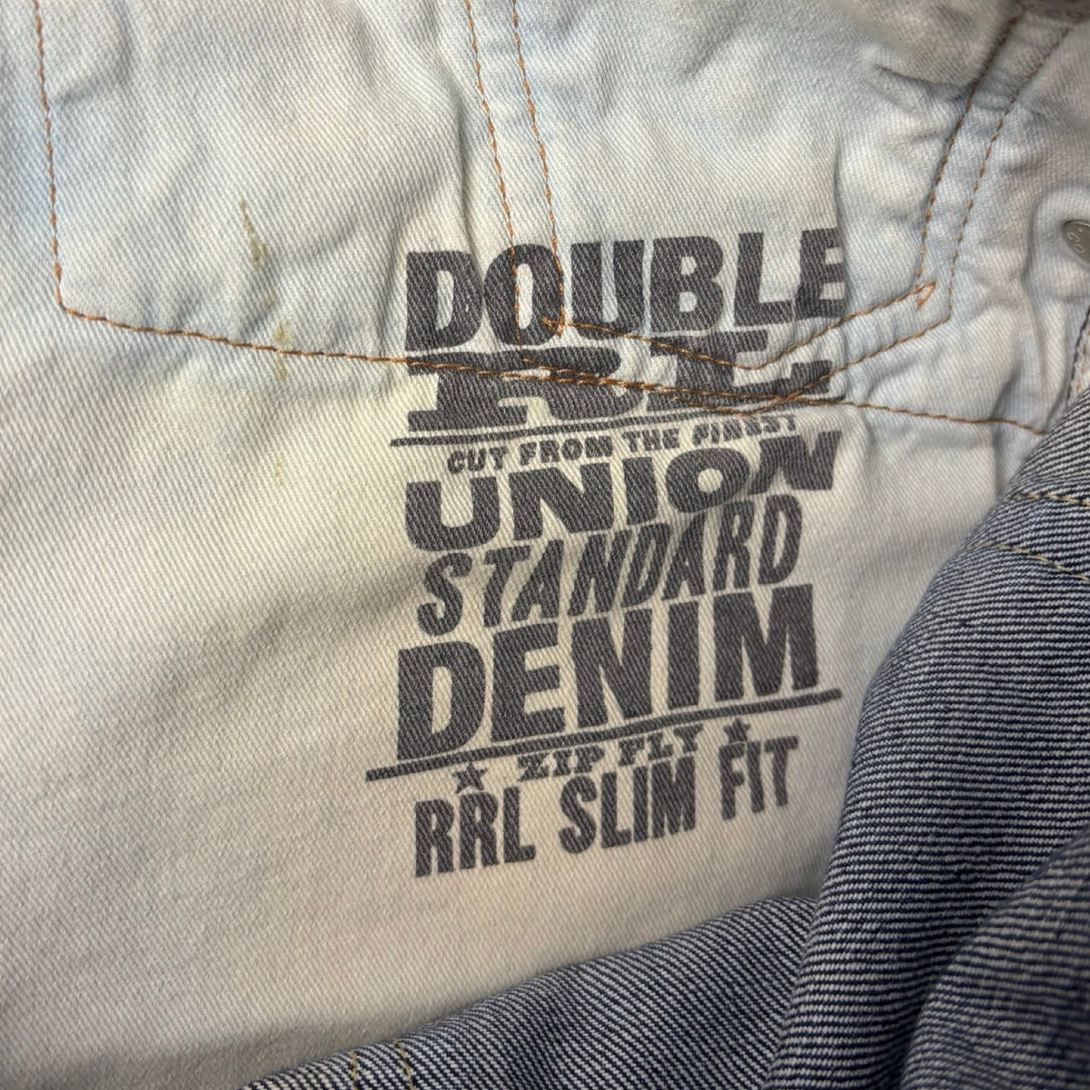 Vintage Y2K RRL Jean Slim Fit Pant Medium Washed Blue