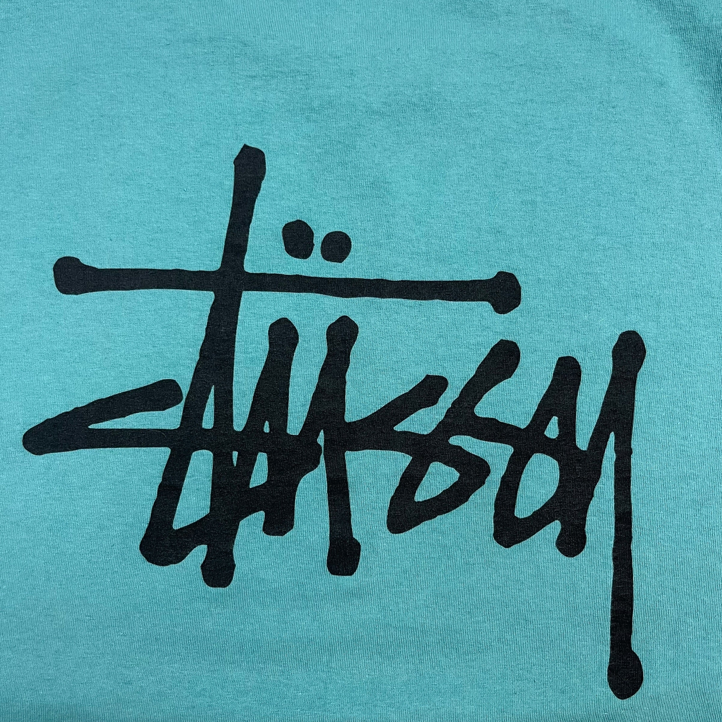Stussy Stock Logo Tee Teal