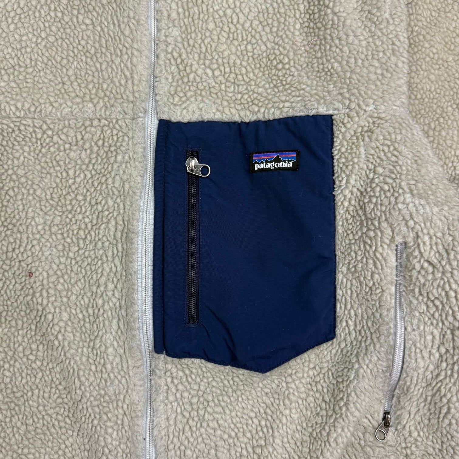 Vintage Patagonia Classic Retro X -Fleece Jacket Natural White