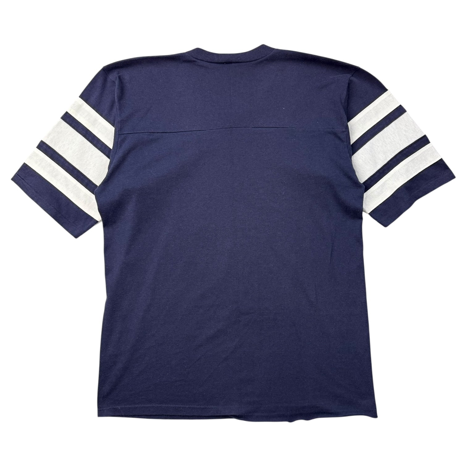 Vintage Logo 7 New York Giants Jersey Tee Dark Blue