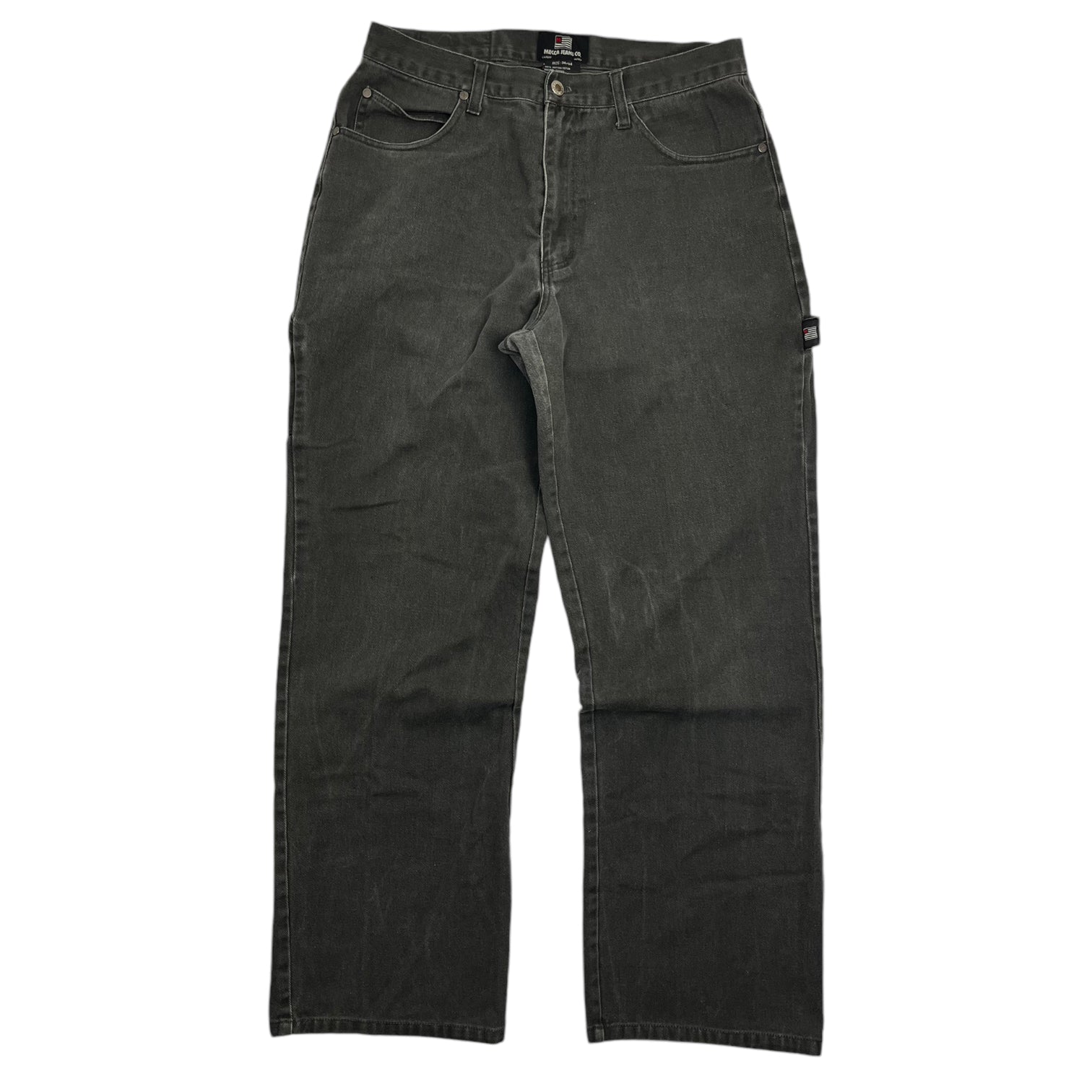 Vintage Y2K Mecca Baggy Pants Charcoal