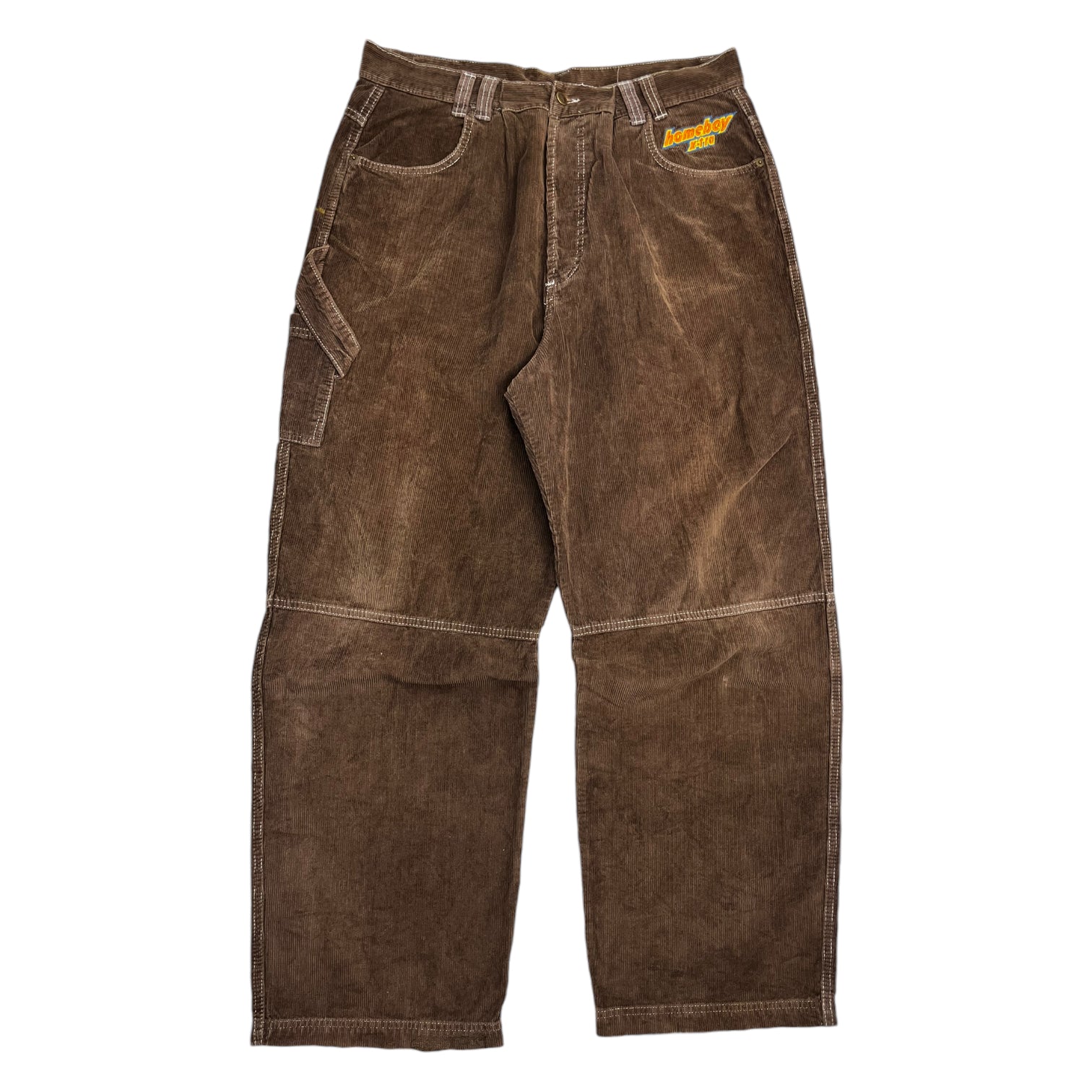 Vintage Y2K Home Boy Baggy Corduroy Carpenter Pant