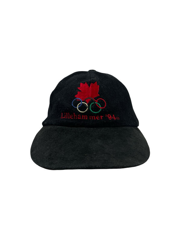 Vintage 1994 Lillehammer Winter Olympics Strapback Black
