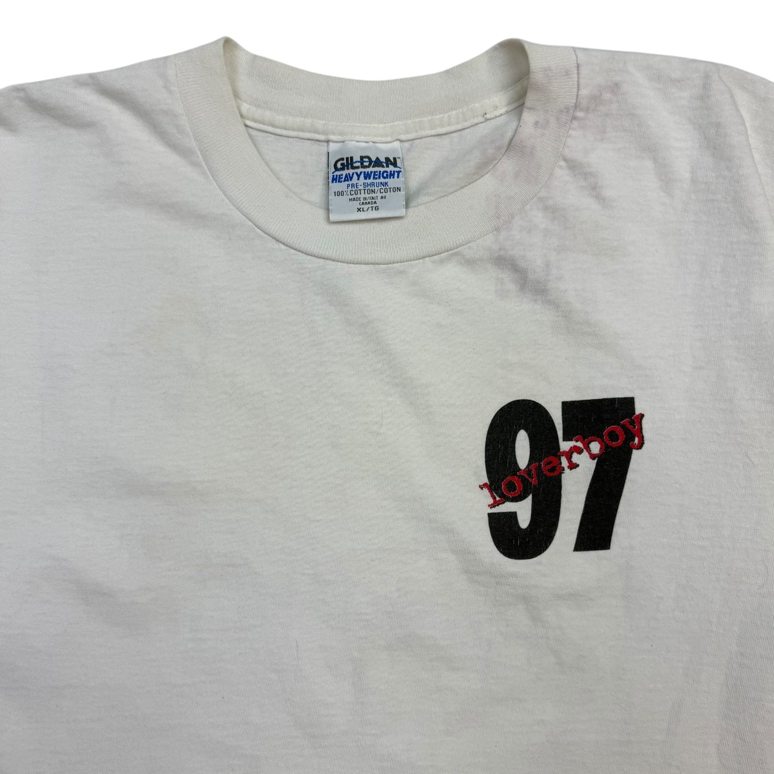 1997 Loverboy Tee White