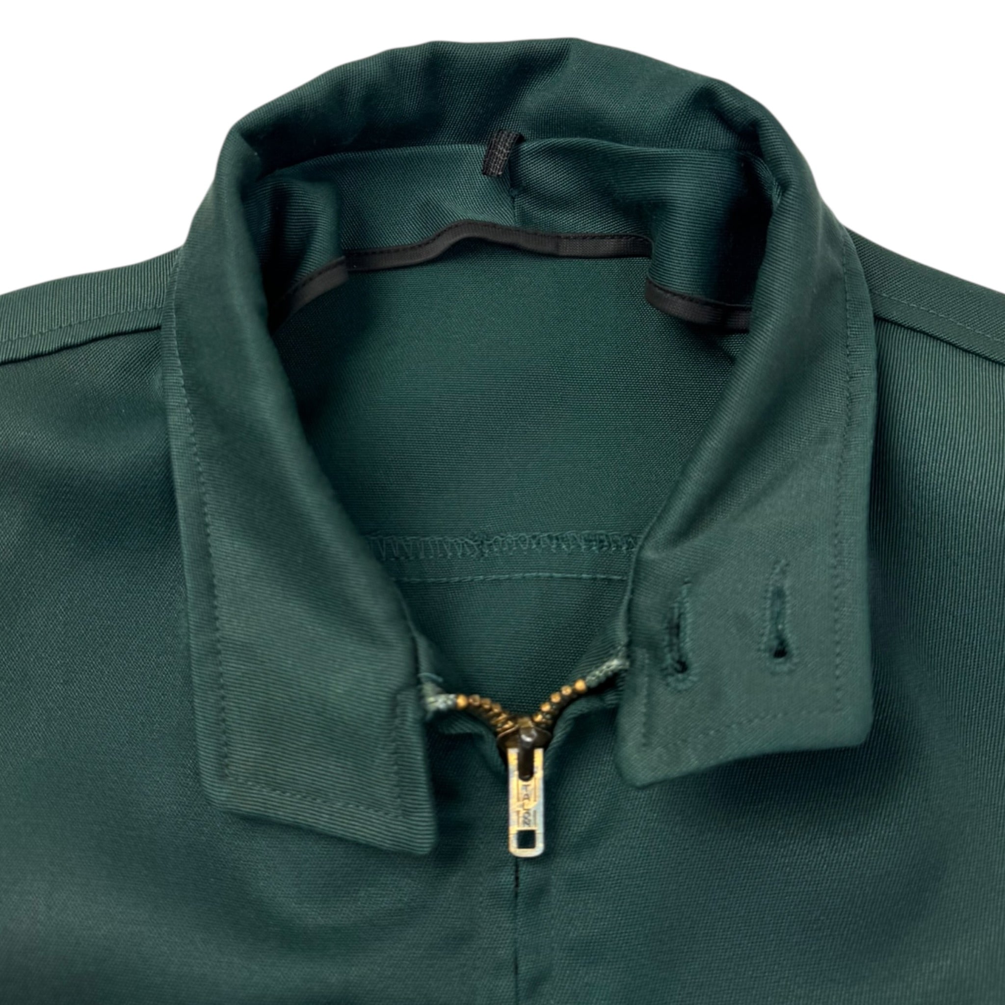 Vintage Paneled Hidden Pocket Light Jacket Forest