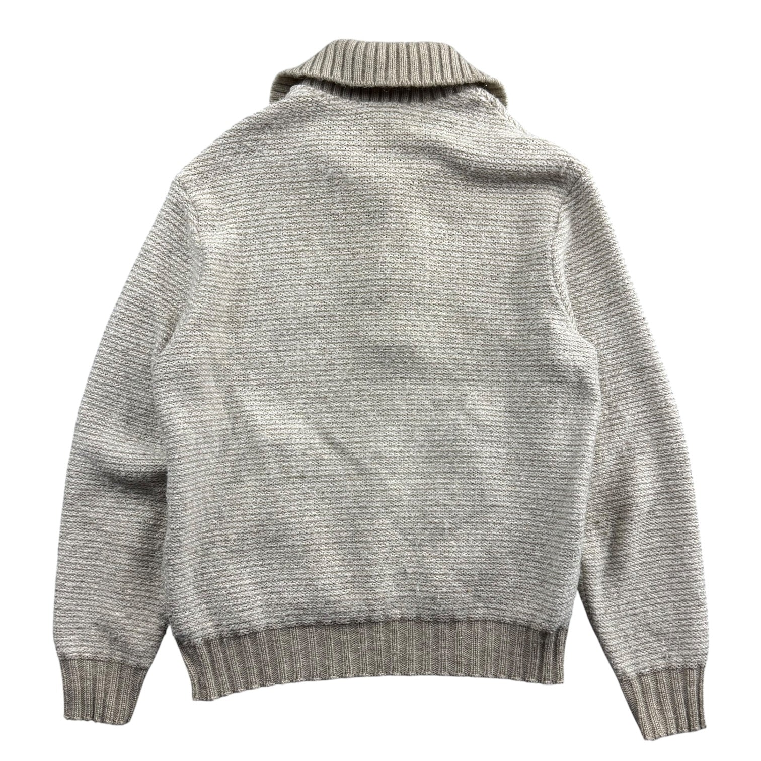 Marlboro Button Collar Sweater Grey
