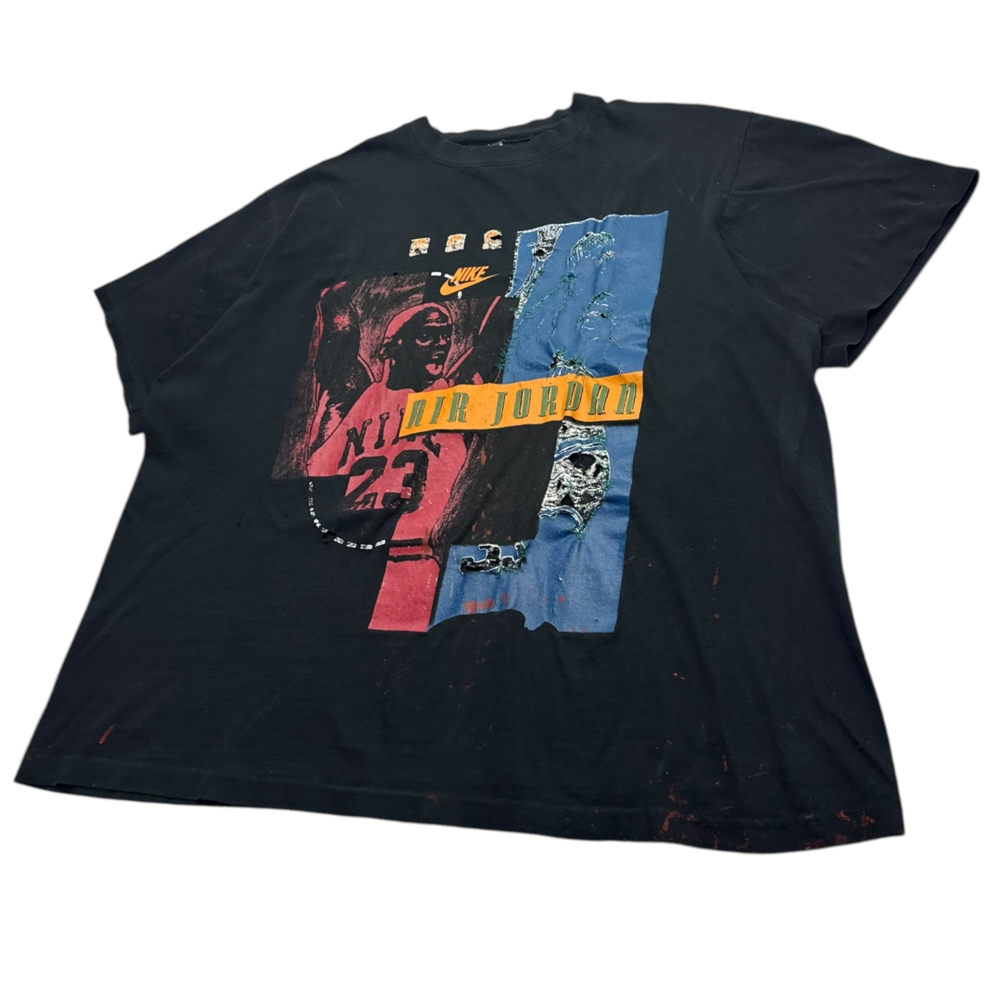 Vintage Nike Air Jordan Distressed Tee Black