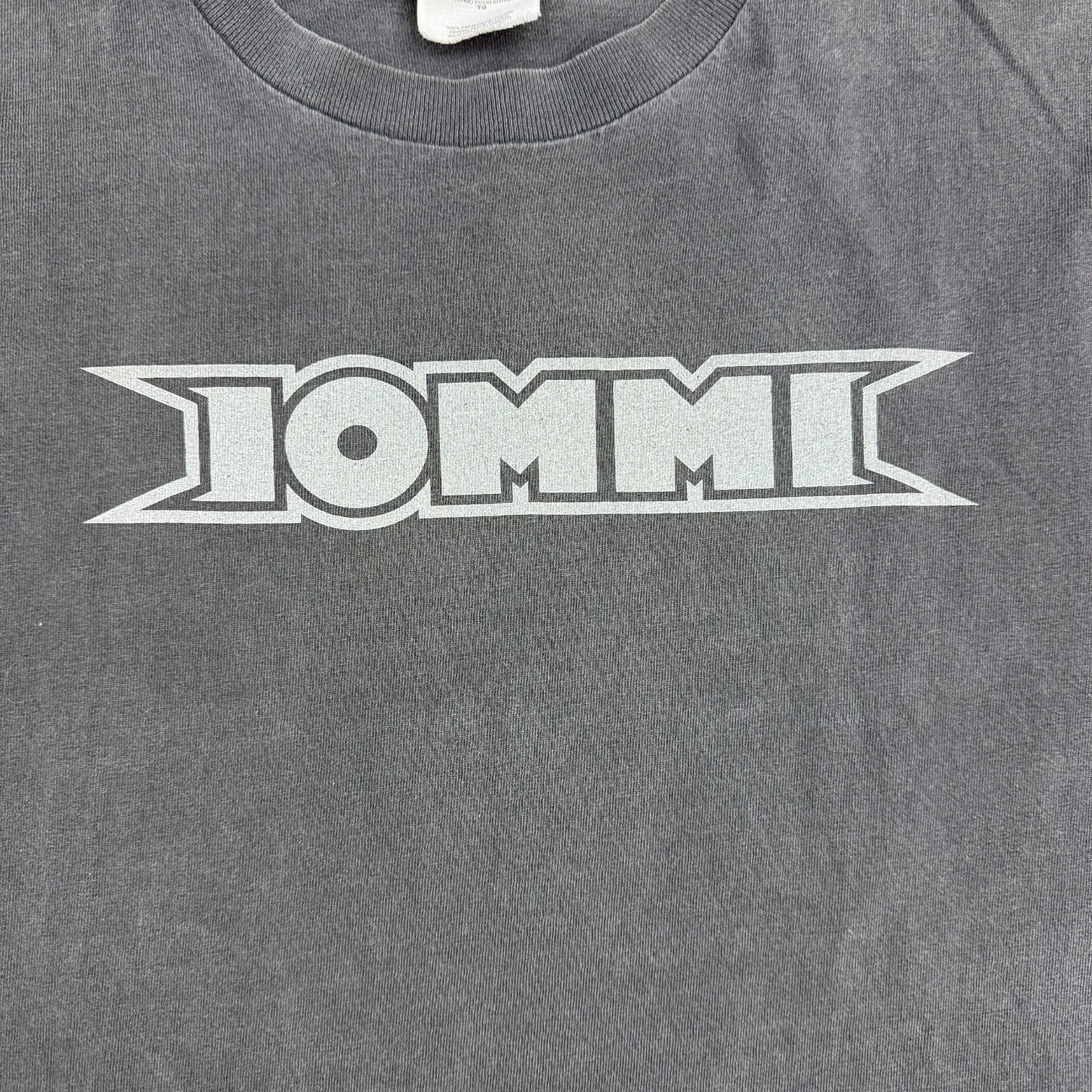 Vintage Black Sabbath Tony Iommi Tour Tee Black